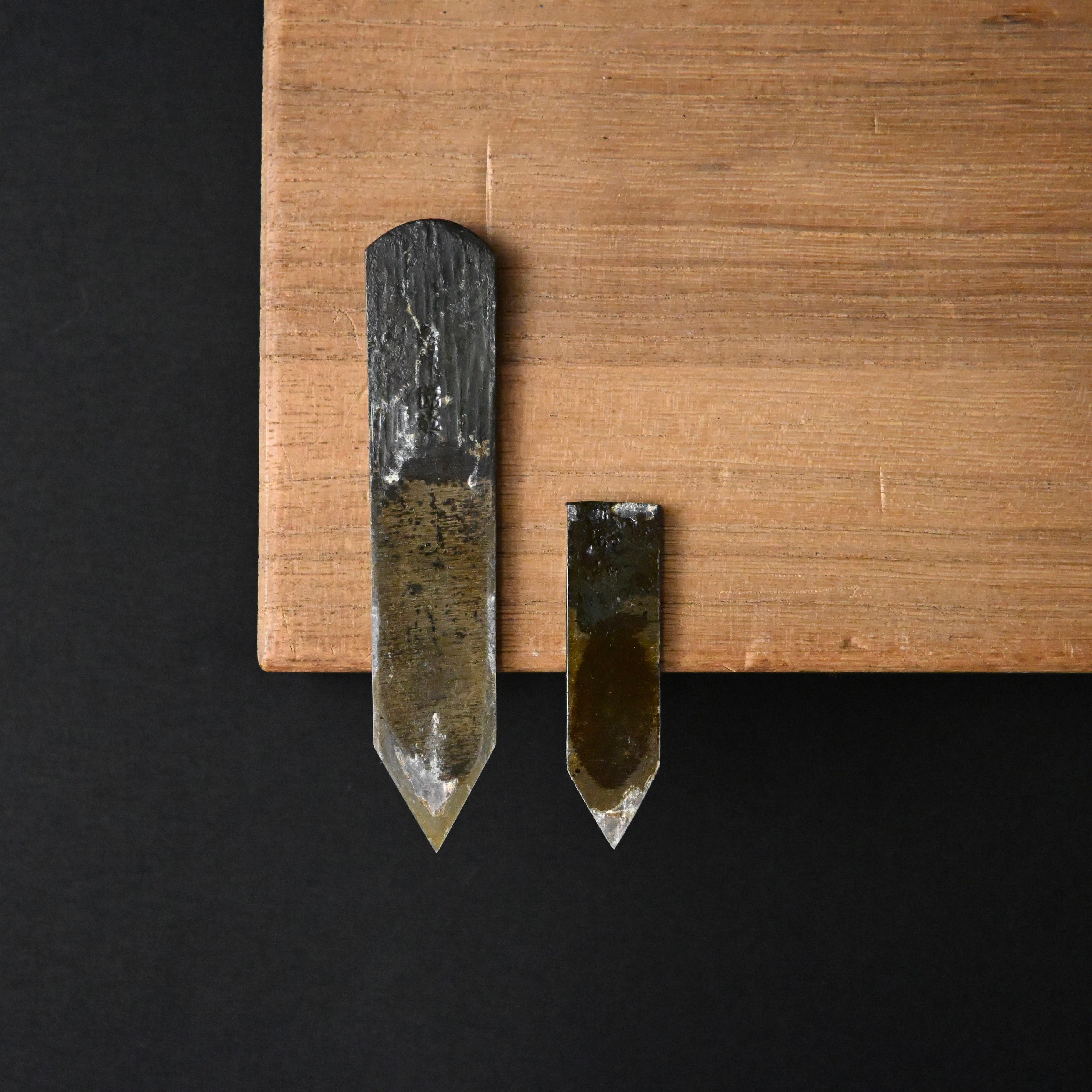 掘出し物 悦英 剣鉋 #2　 Old stock Etsuei Ken Plane (V-groove plane)