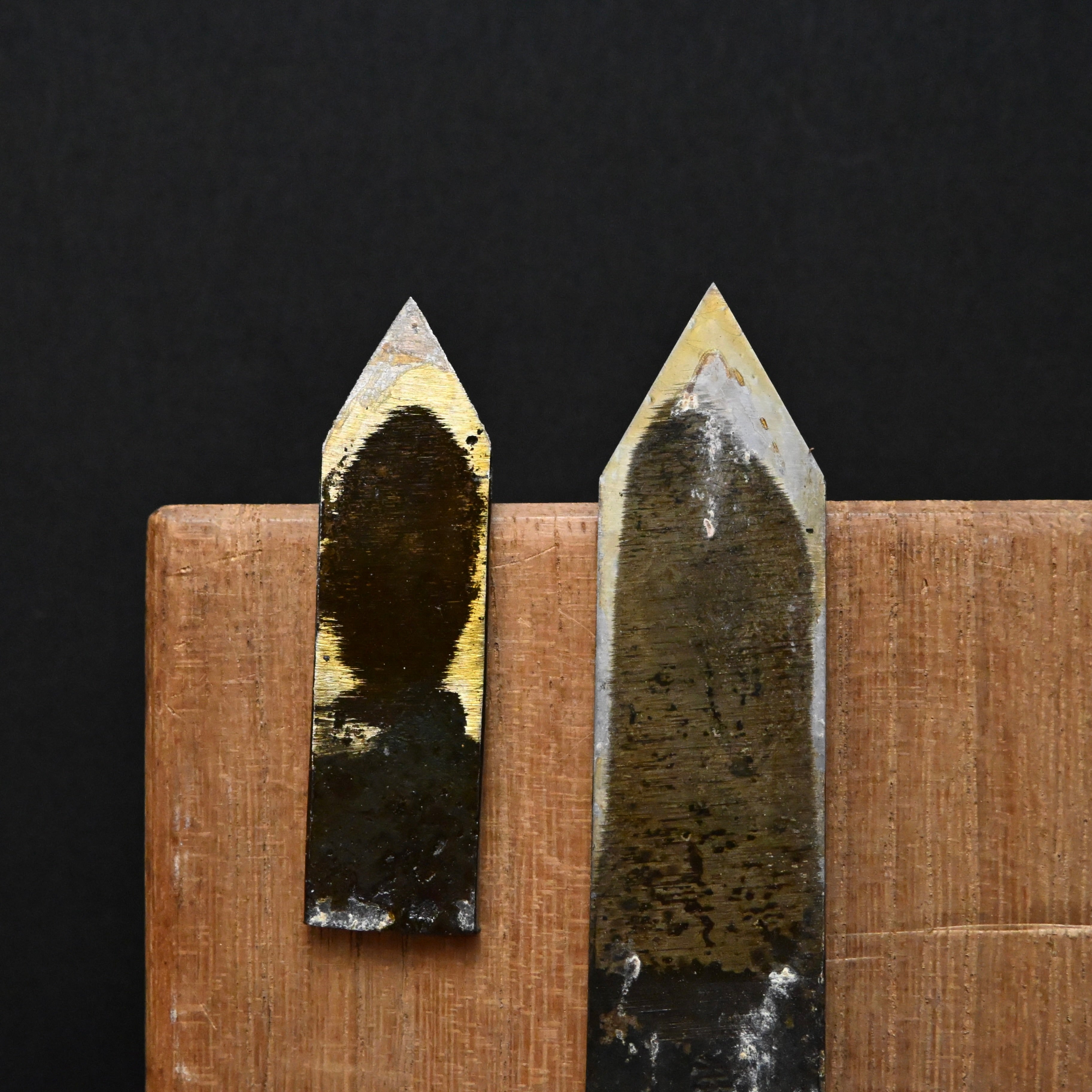 掘出し物 悦英 剣鉋 #2　 Old stock Etsuei Ken Plane (V-groove plane)