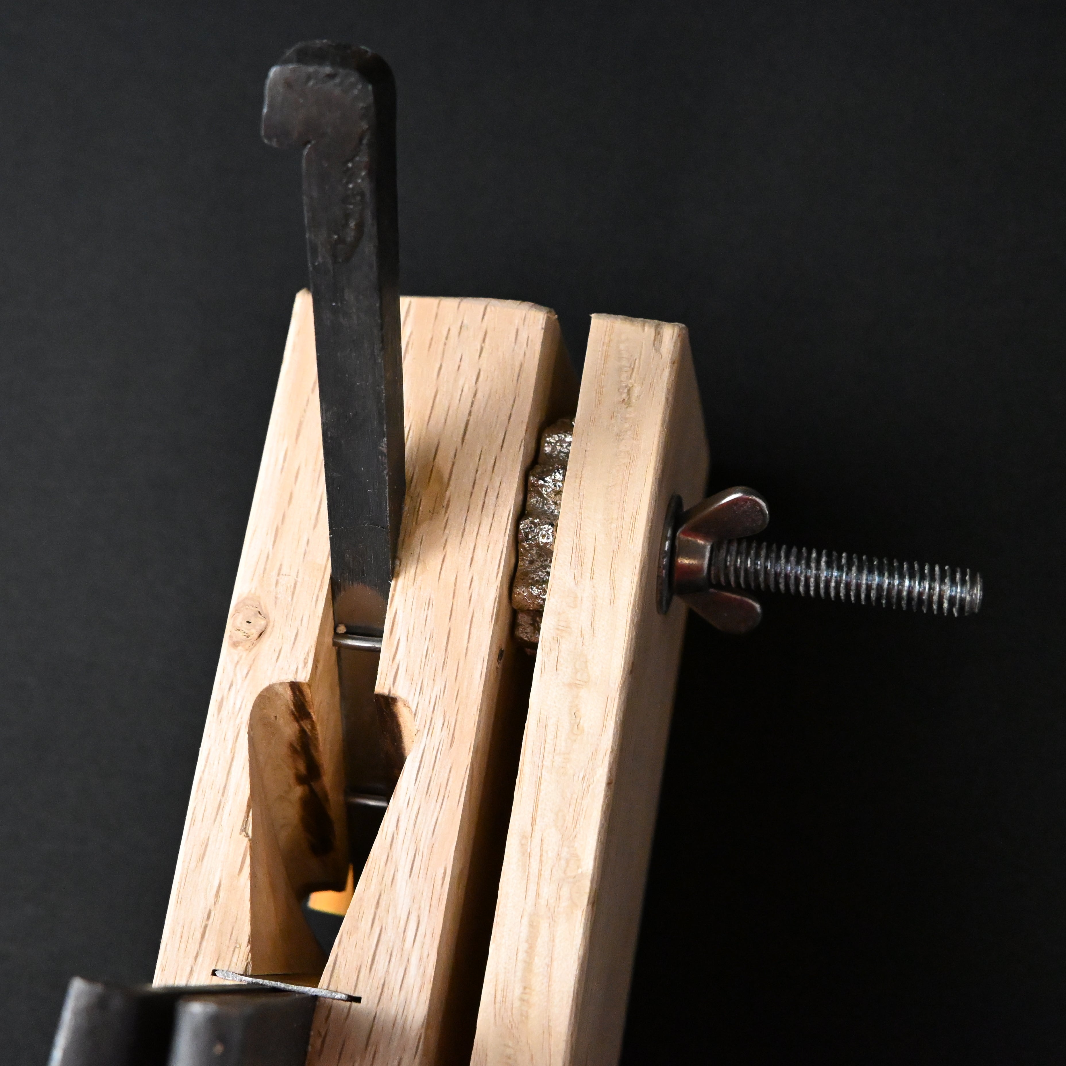 掘出し物 悦英 機械作里鉋　 Old stock Etsuei Kikai-shakuri Plane