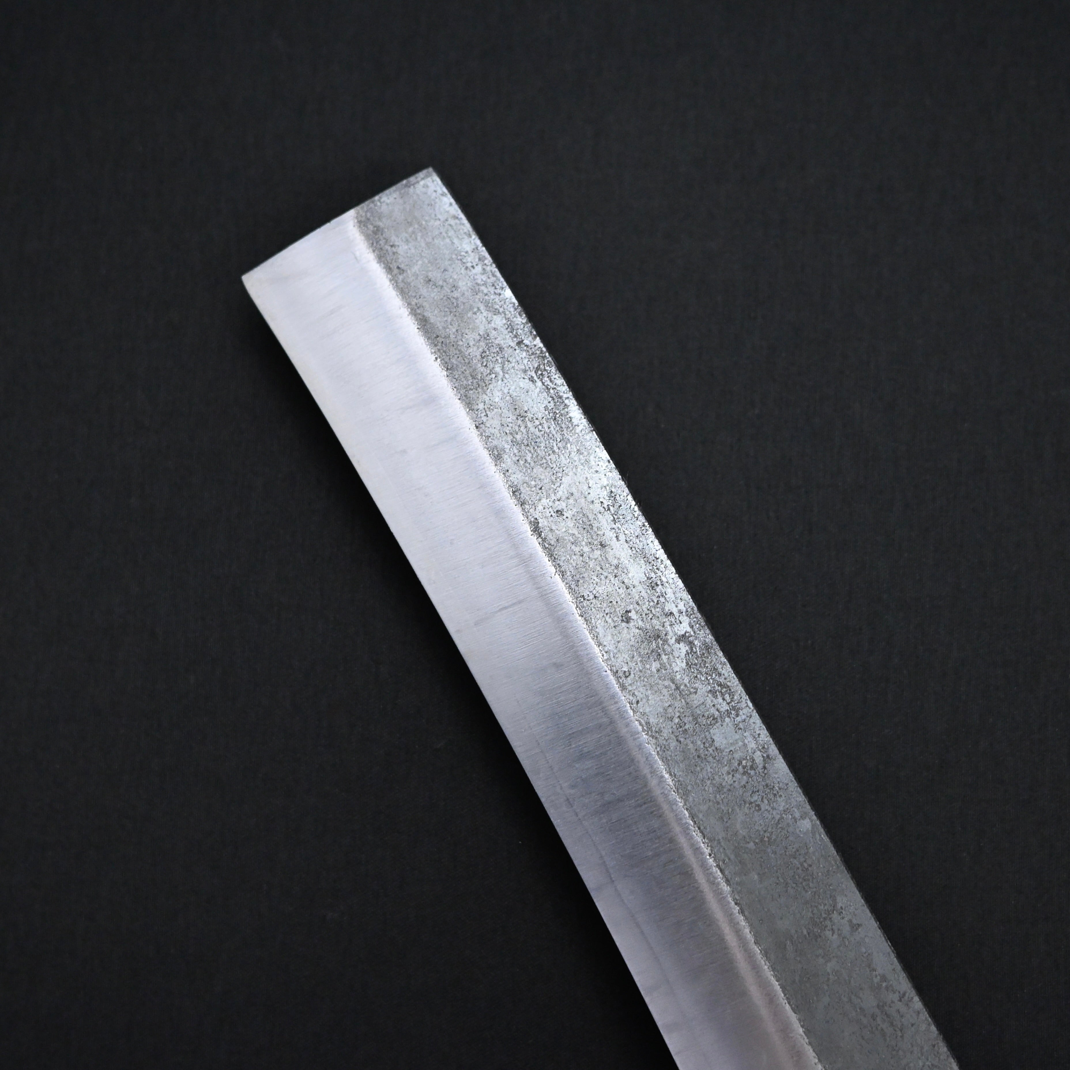Ryuosai Bamboo Splitting Nata Curved Blade with blade guard 180mm   竜王斎（カーブ刃）竹割鉈  刃あて付