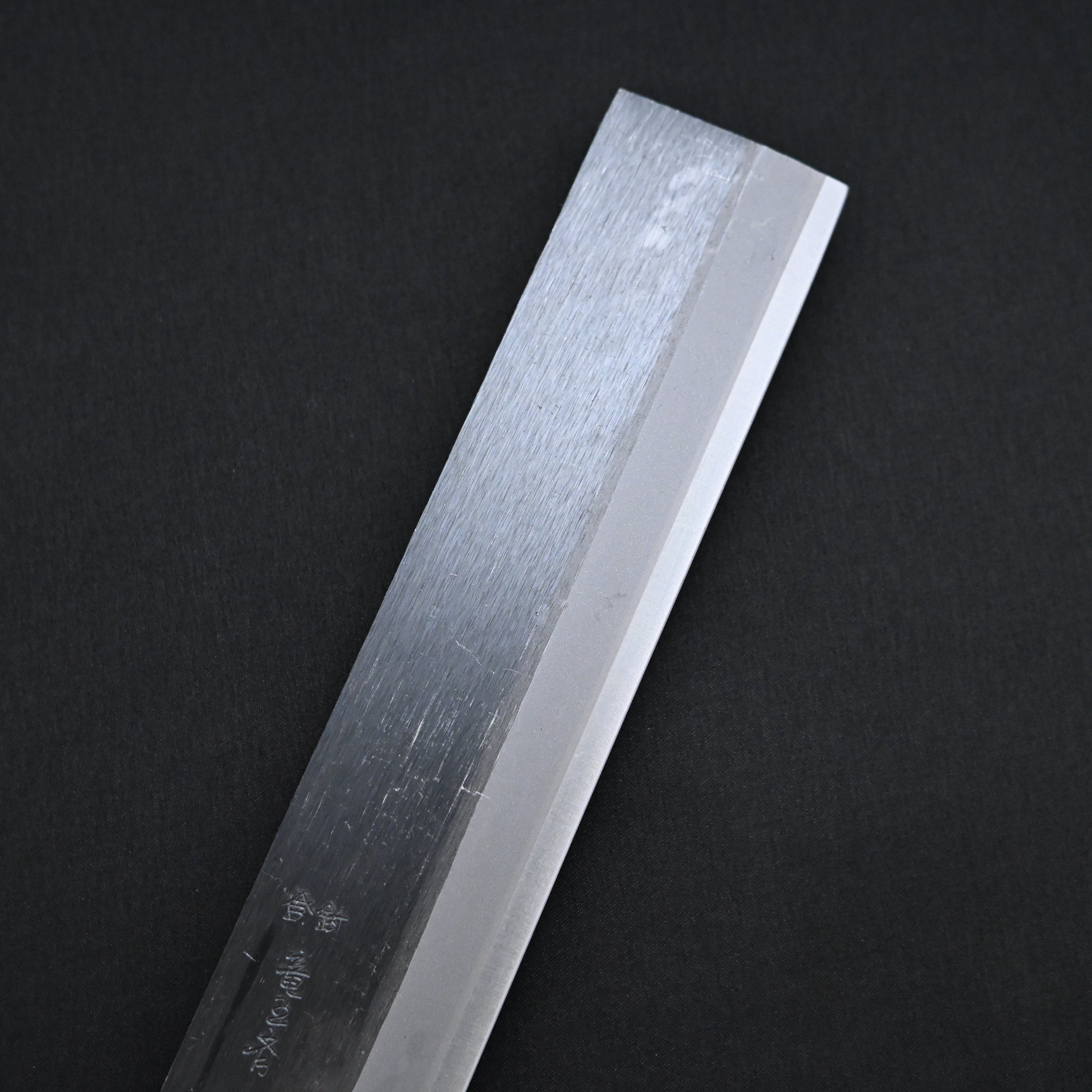 Ryuosai Steel-edged Bamboo Splitting Nata with Wooden Sheath 180mm  竜王斎 鋼付竹割鉈  木鞘入