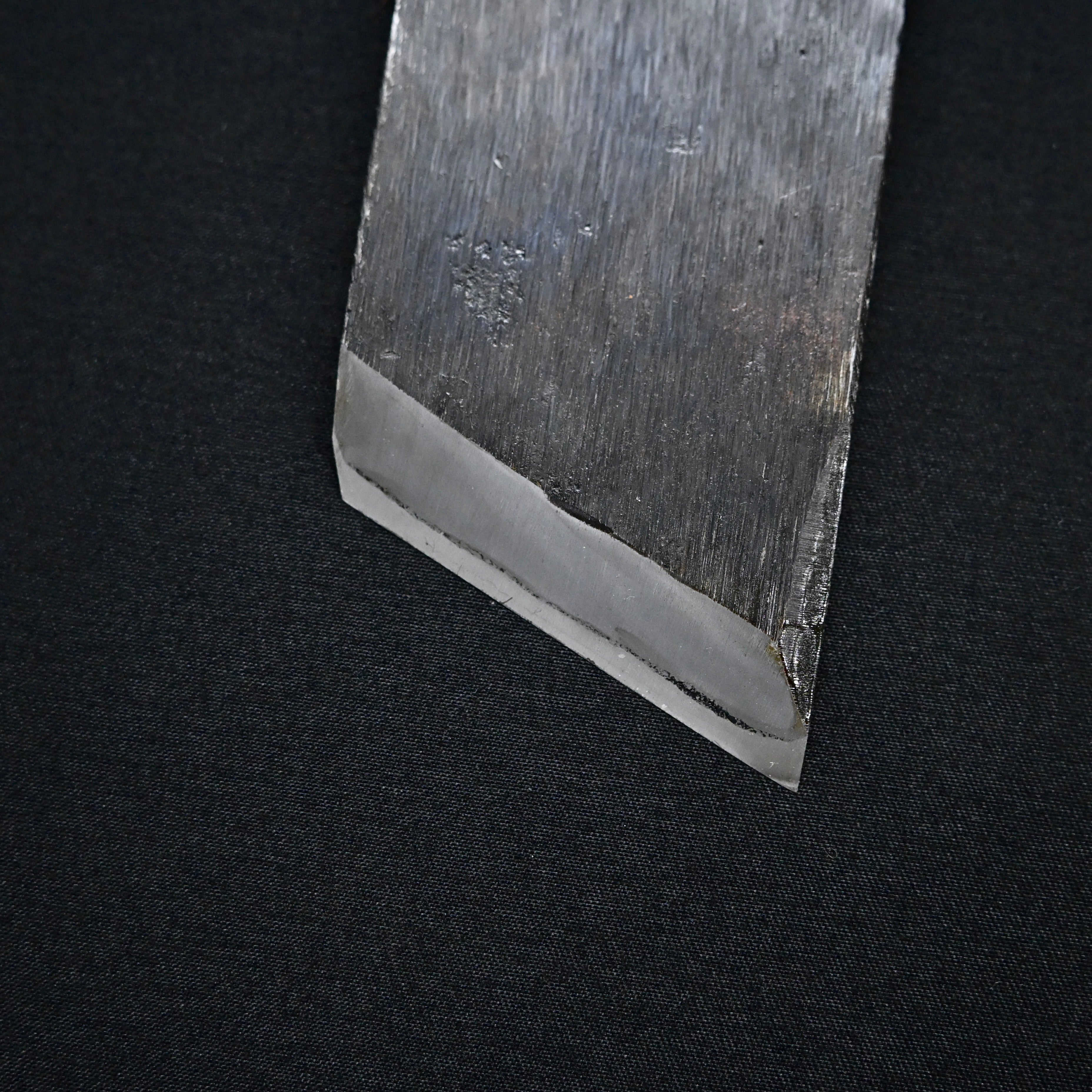 Old stock Etsuei Rabbet Plane with Blue steel Right side 掘出し物 悦英 際鉋 青紙鋼 右