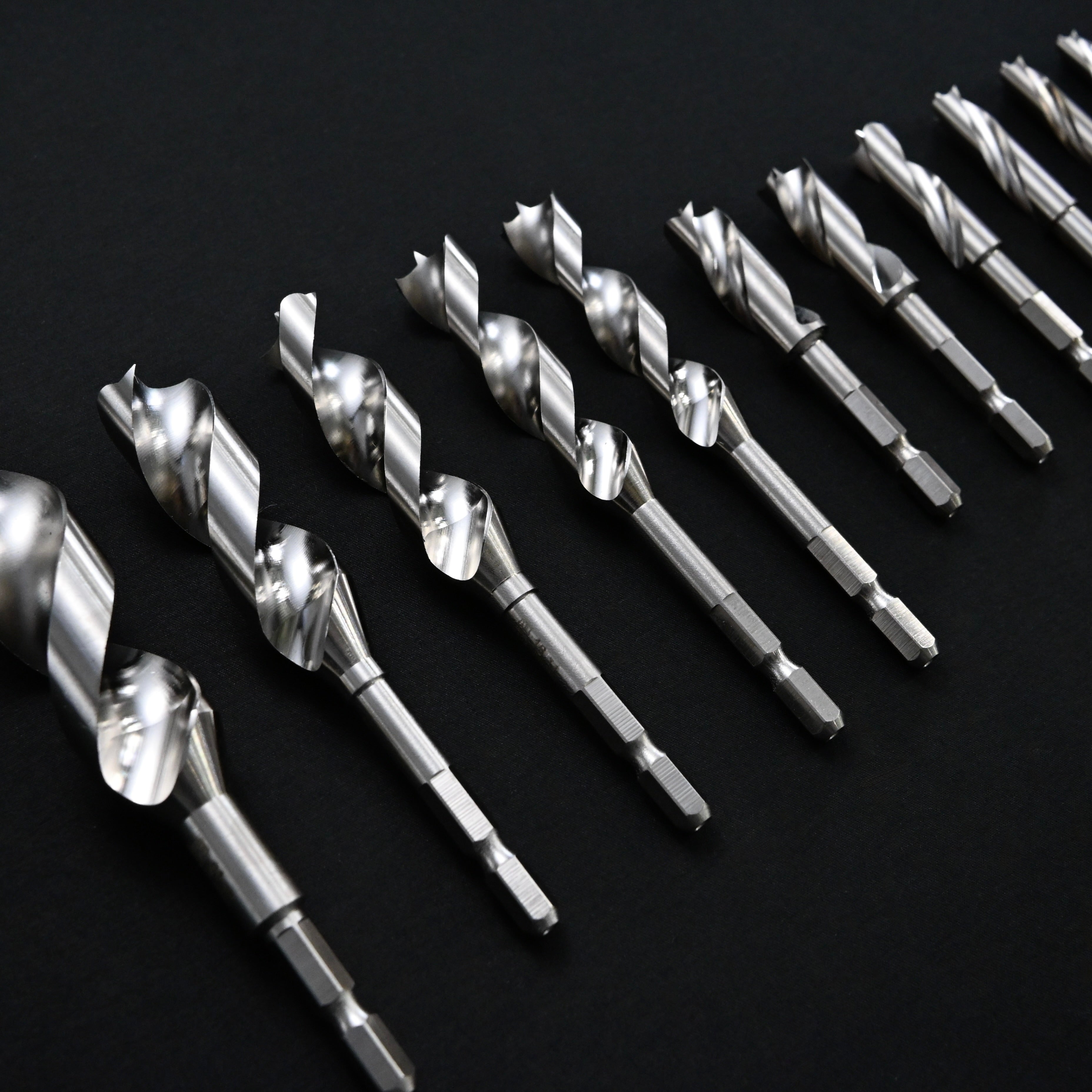 スターエム 竹用ドリル15本+ドリルロールバッグセット  No.601 Bamboo Multi Borer set  (15 Bamboo Drills + Drill Roll Bag-mini Set)