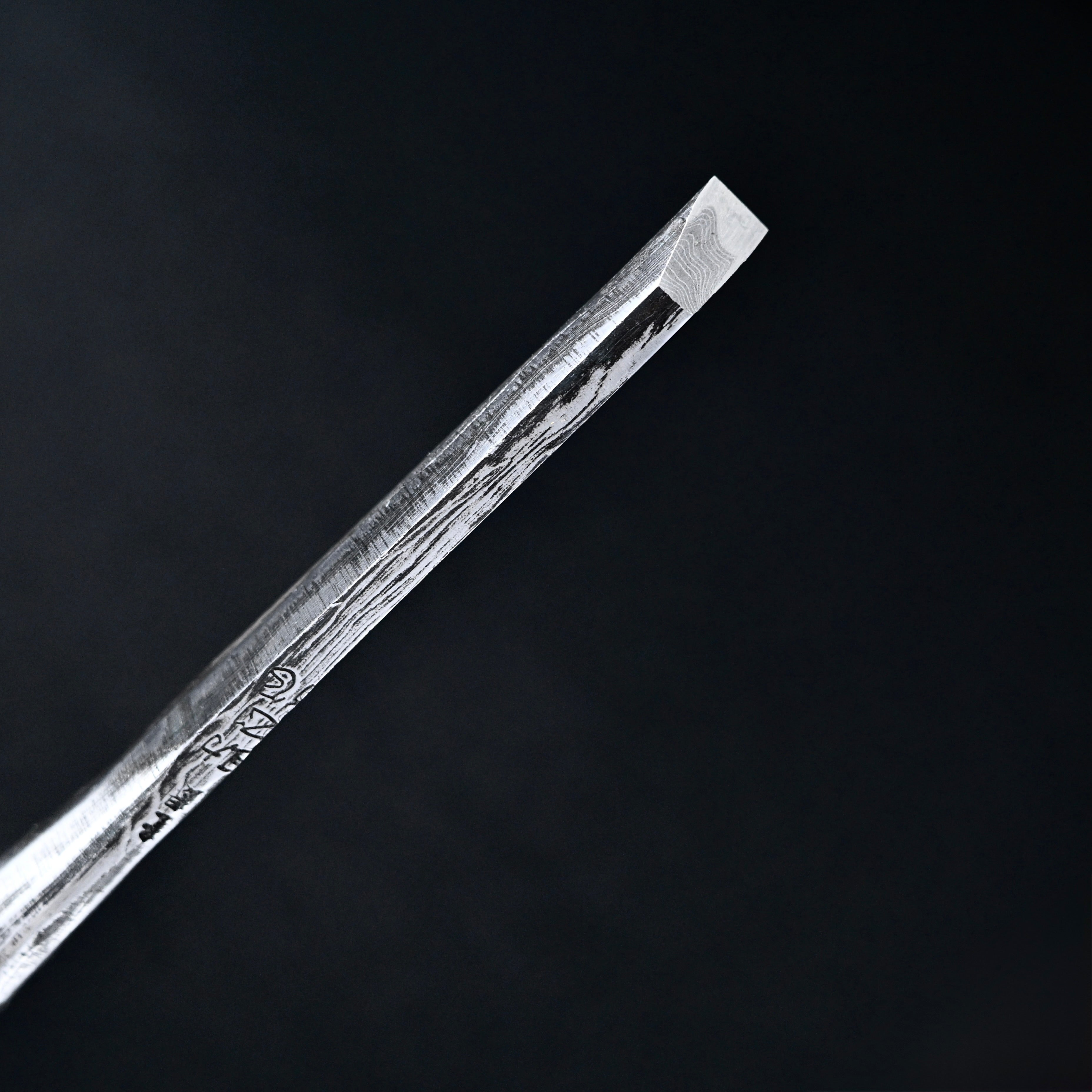 Sukemasa Suminagashi Bench chisels set with Box wood Handles 助正 墨流し 追入組鑿  柘植柄付