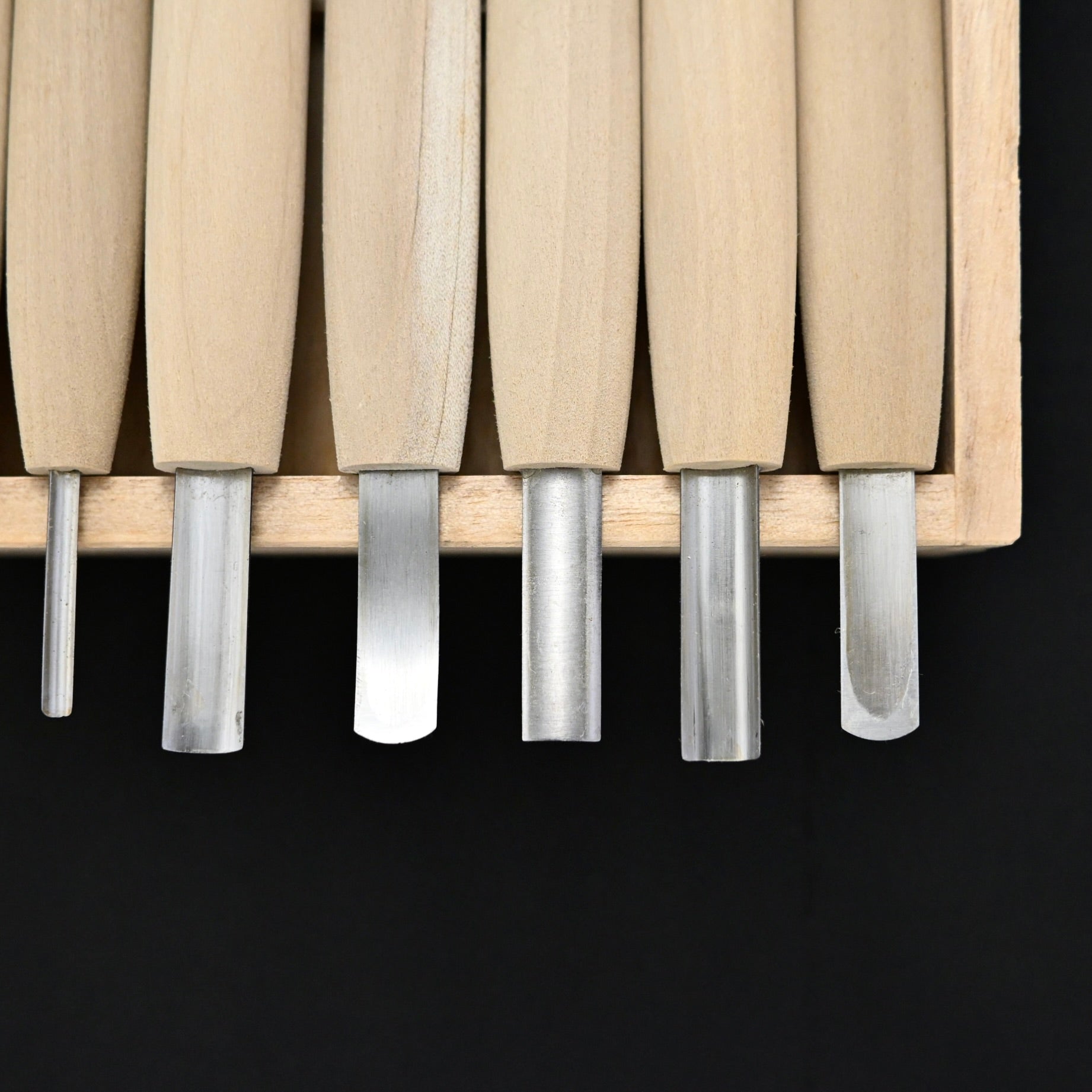 Masakichi Carving chisels set 20pc 政吉 小道具のみ&彫刻刀 20本セット 青紙鋼