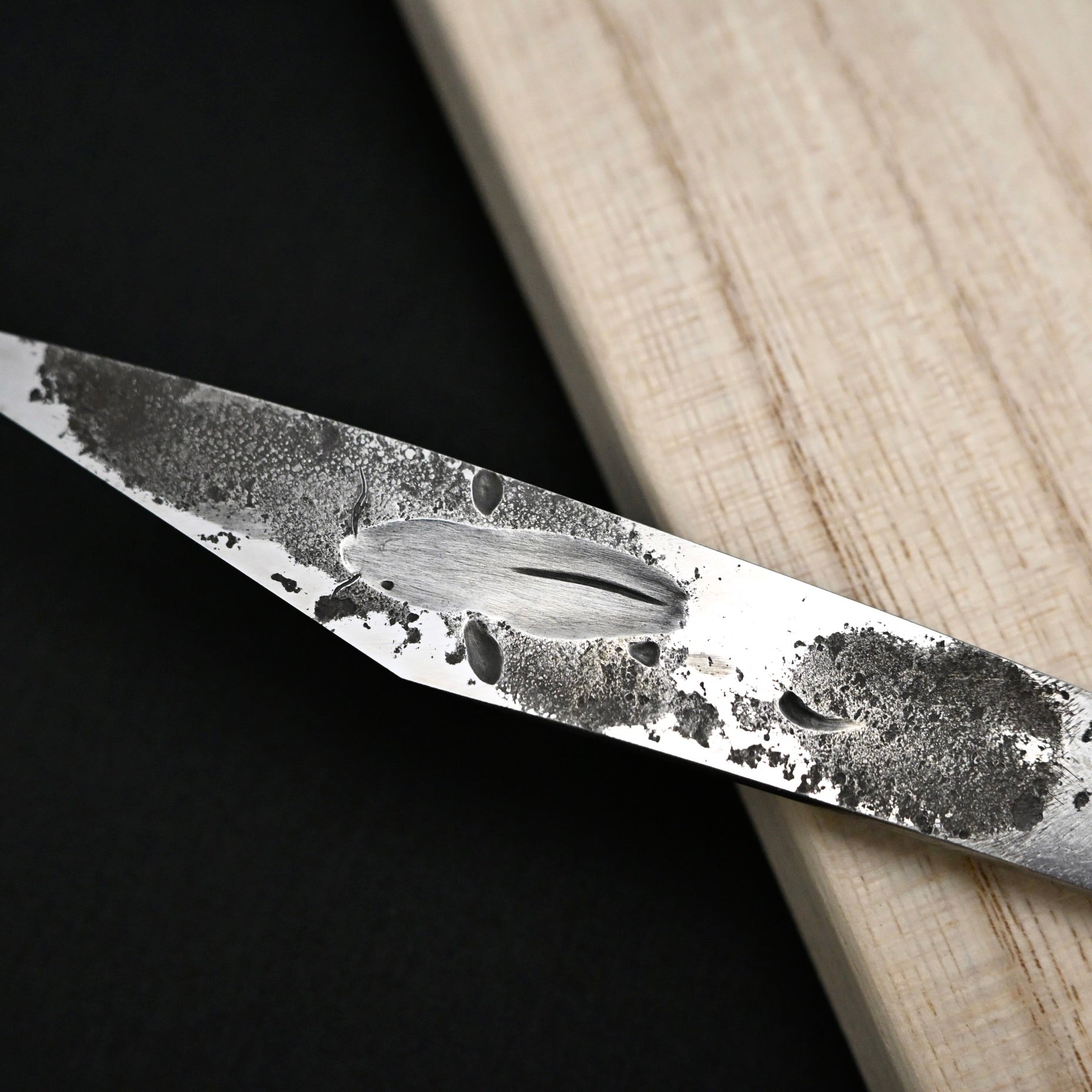 Mochizuki Kiridashi Knife Right hand by Sozen Carving  望月 素全作 切出し小刀 右 18mm