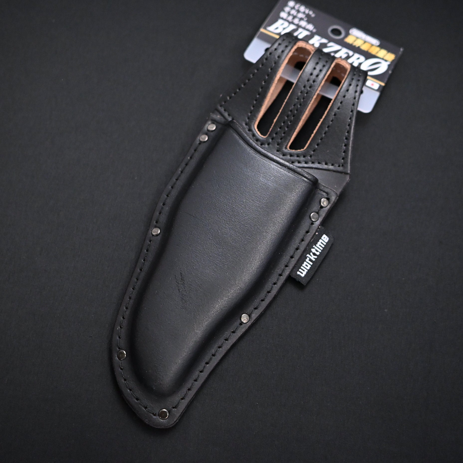 Kozuchi Large Pruning Shears Case  AKE−02      コヅチ 剪定鋏ケース 大  本革製