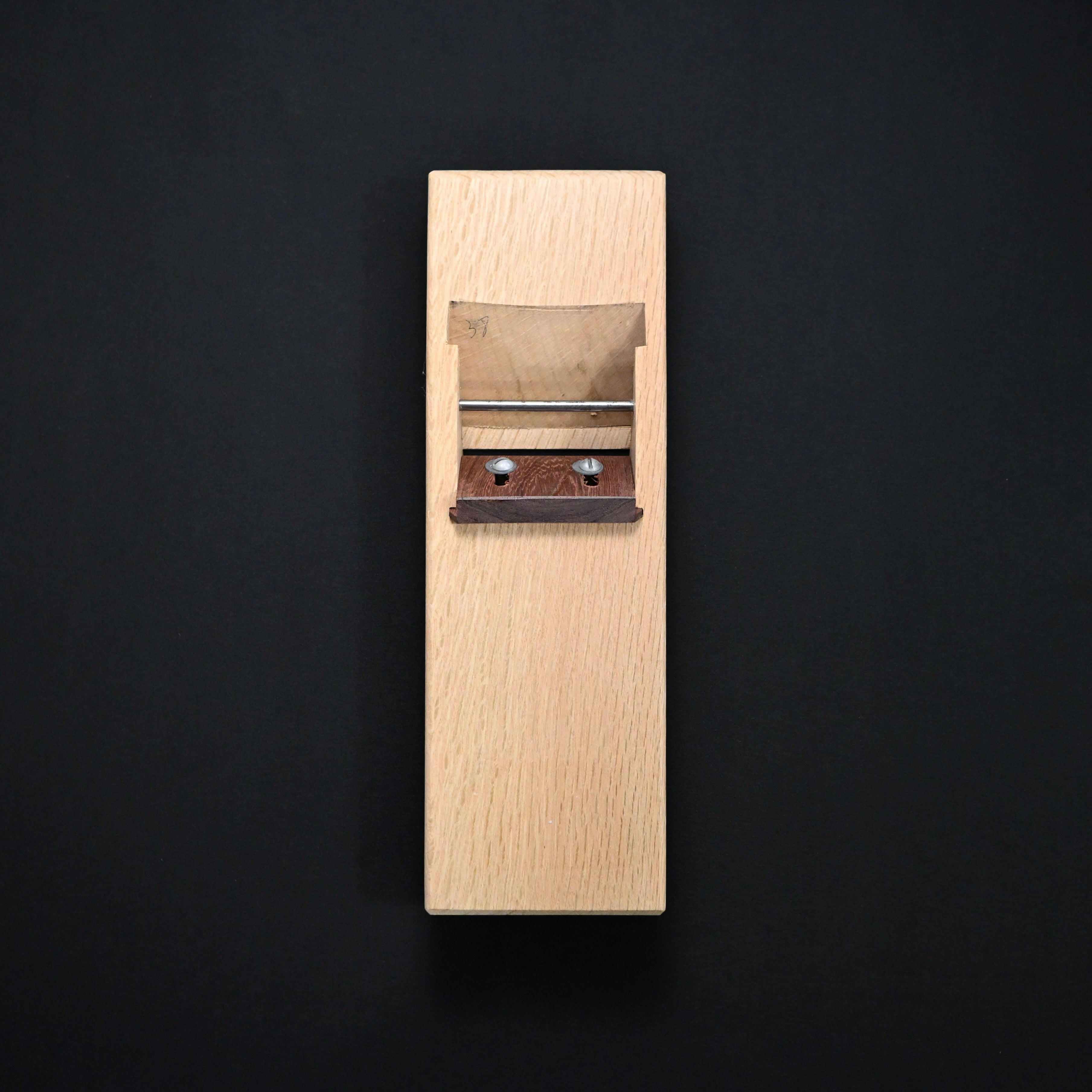 #4 掘出し物 堤朋一作 男盛 仕上げ鉋 70mm Old stock Otokozakari Smoothing Plane (Kanna) by Tsutsumitomoichi