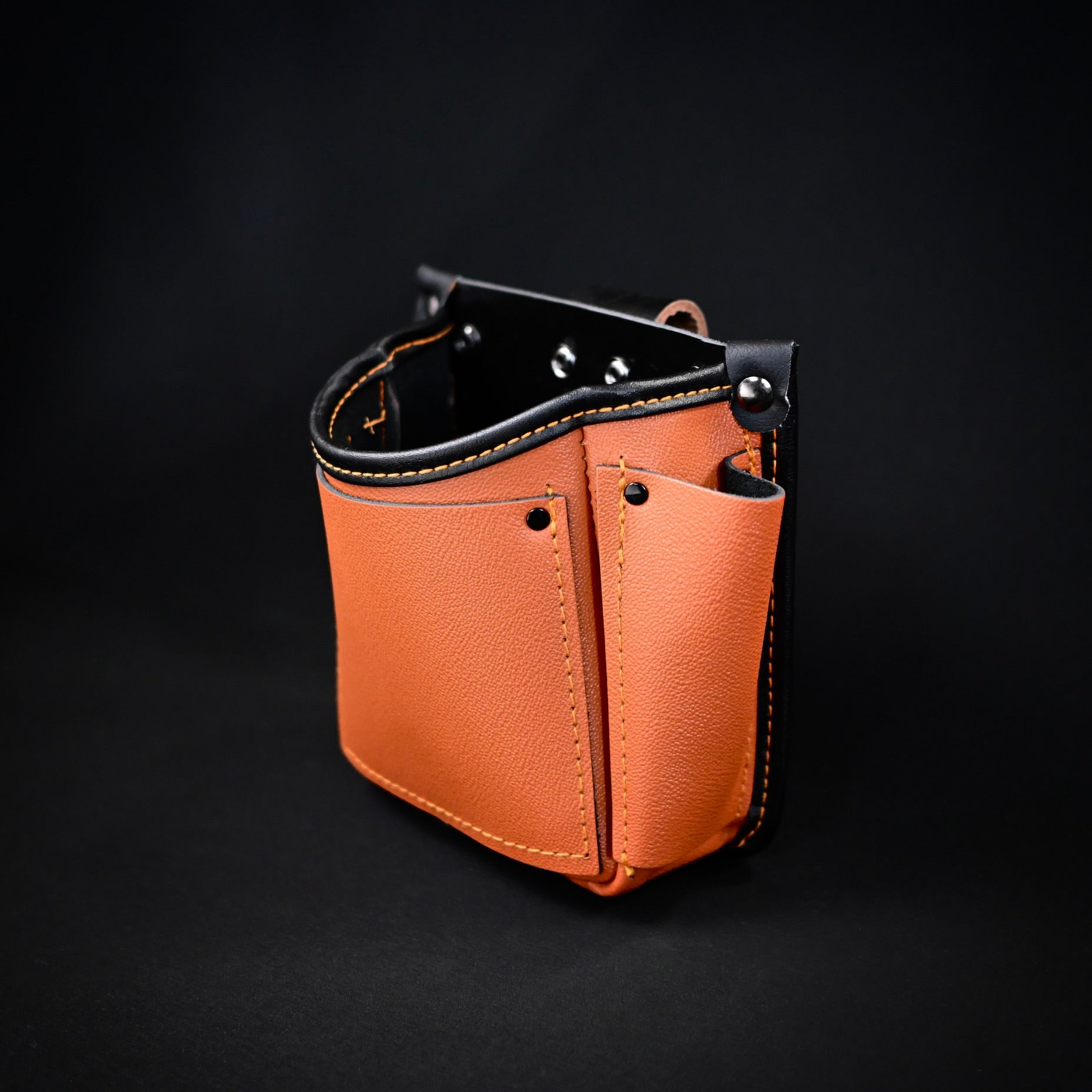 大工 ミニ腰袋  革製  3ポケット   Working Waist Bag Mini Japanese Carpenter  Working Bag