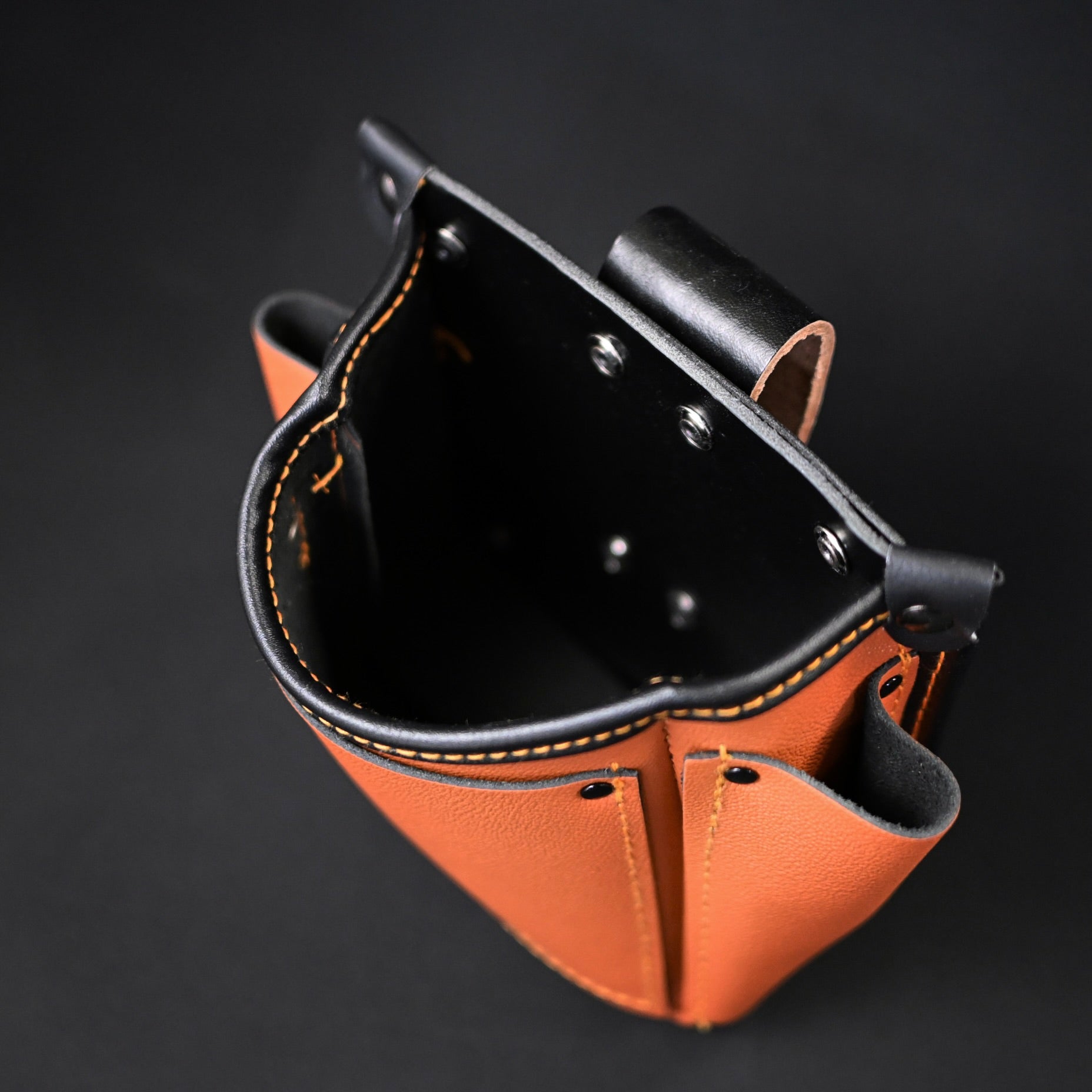 大工 ミニ腰袋  革製  3ポケット   Working Waist Bag Mini Japanese Carpenter  Working Bag