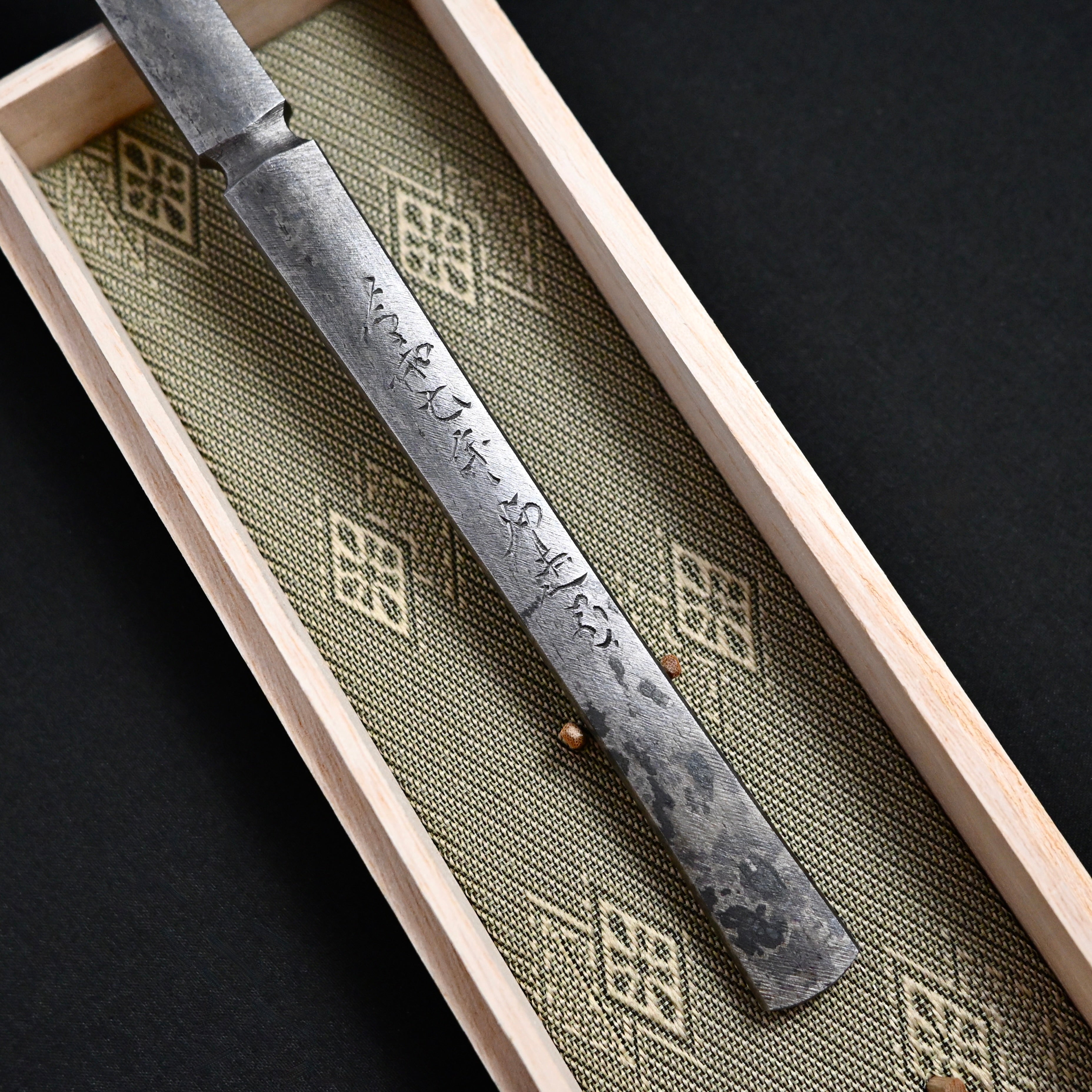 Jiritsu kensaki by Sozen Carving  自立 素全作  剣先小刀   12mm