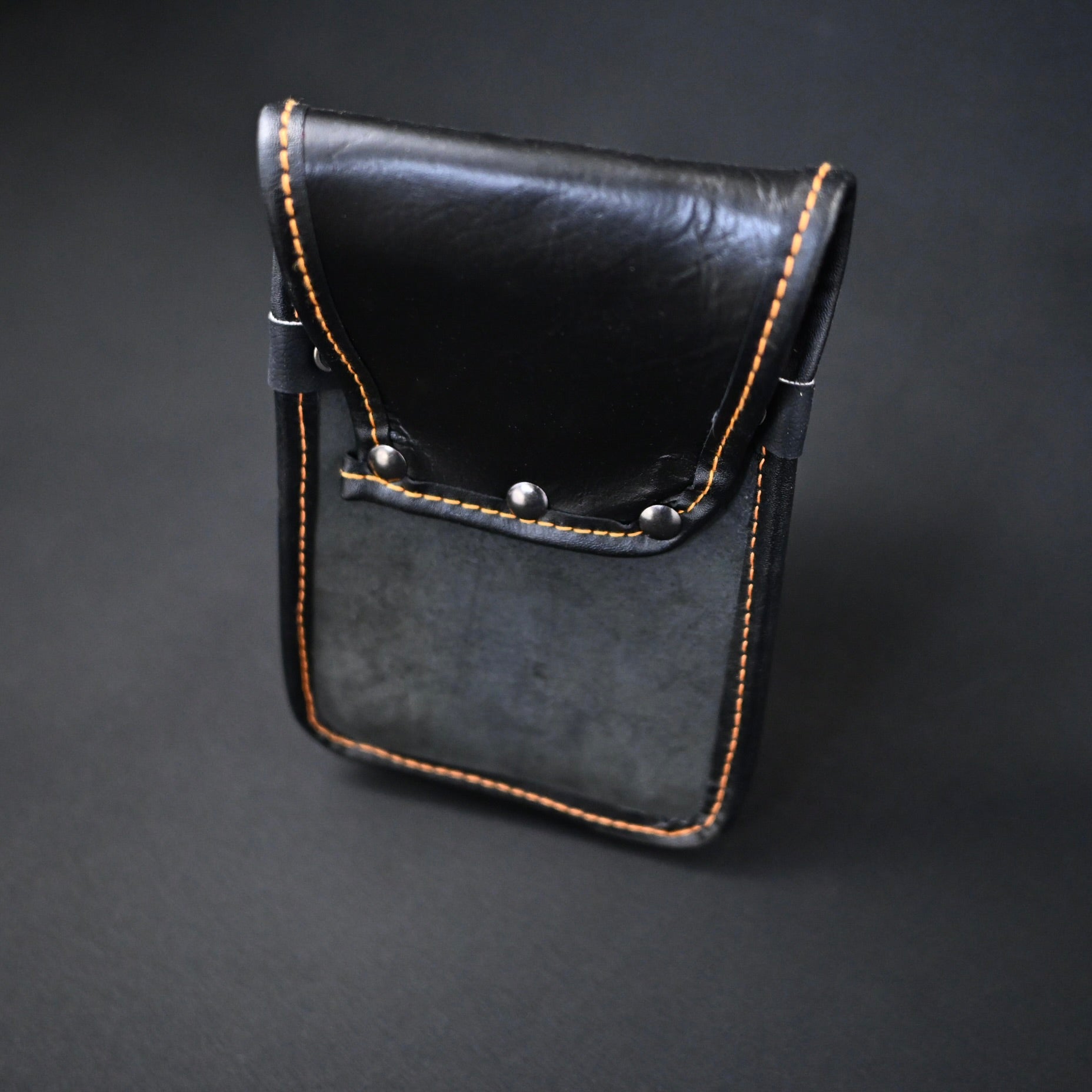 大工 ミニ腰袋  牛革製  3連工具差し付   Working Waist Bag Mini Japanese Carpenter  Working Bag