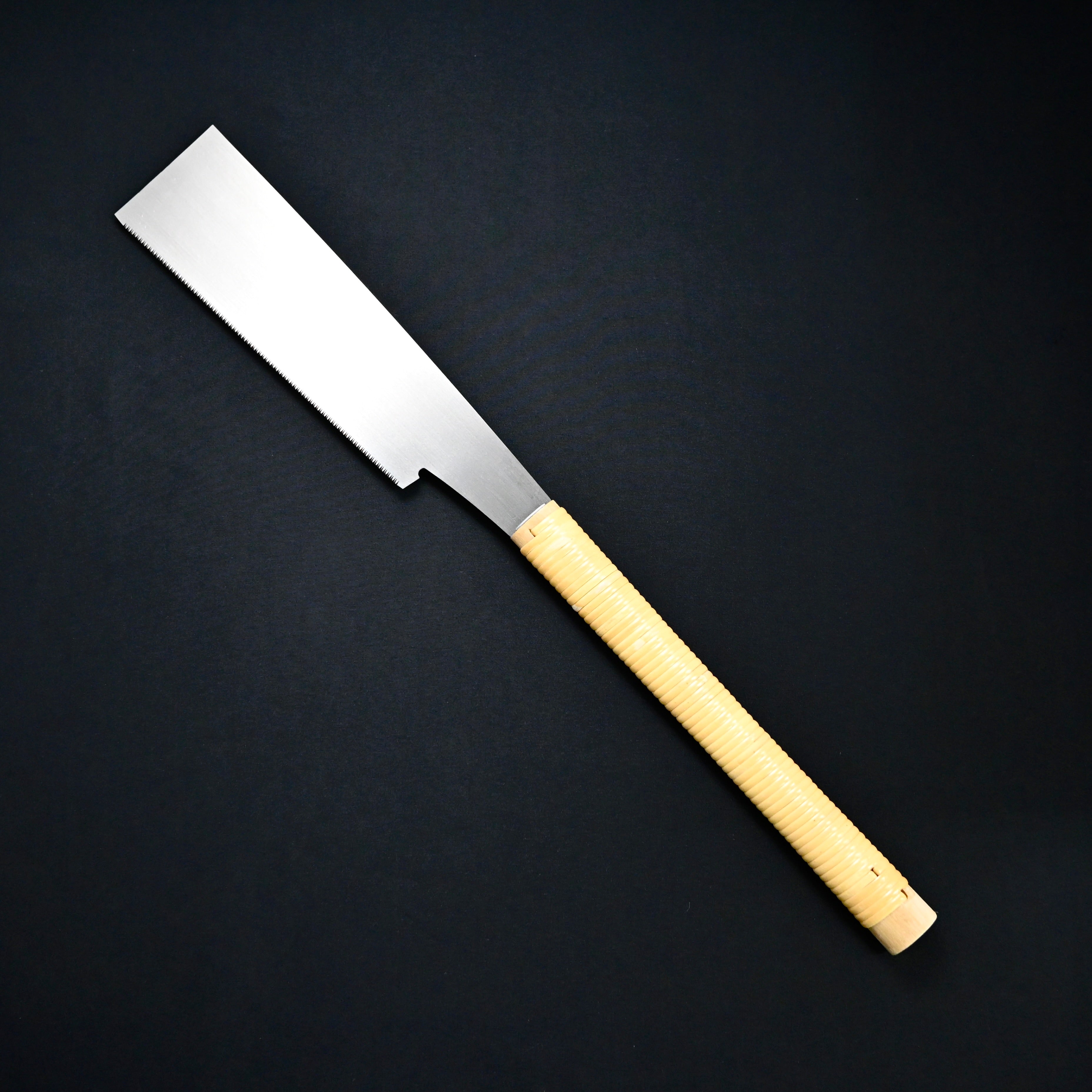 掘出し物 粋な奴 片刃鋸  導突目 6寸   Old stock Ikina-yatsu Single Edge Japanese Hand-Saw Cross Cut