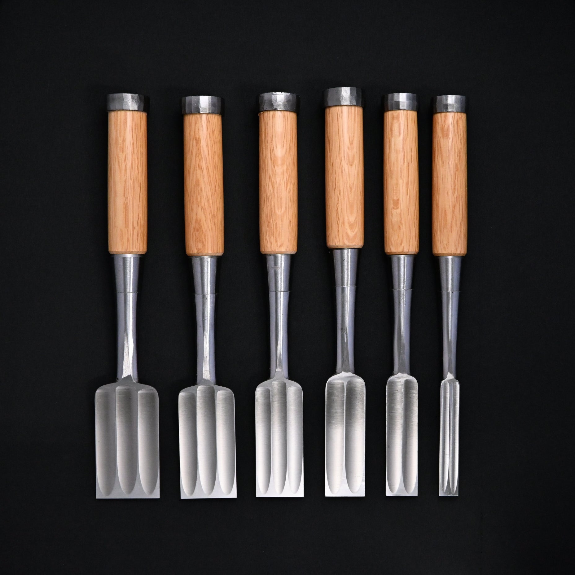 四代目助丸 三ツ裏 ハイス叩鑿  Sukemaru 4th High-Speed Steel Timber chisels Triple Ura by Usui Yoshio Tatakinomi