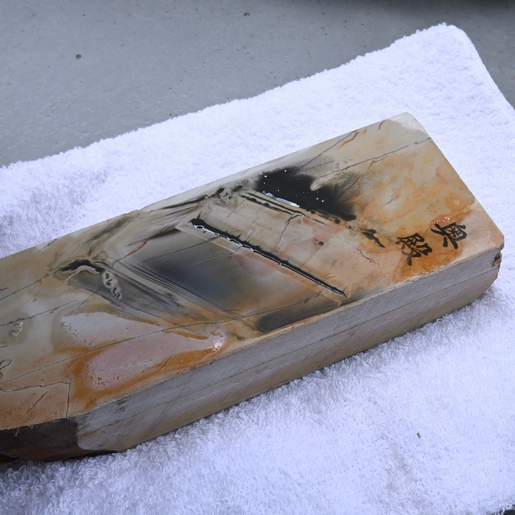 #T29 Okudo Suita Japanese Natural Finishing Stones      奥殿 巣板 天然仕上げ砥石