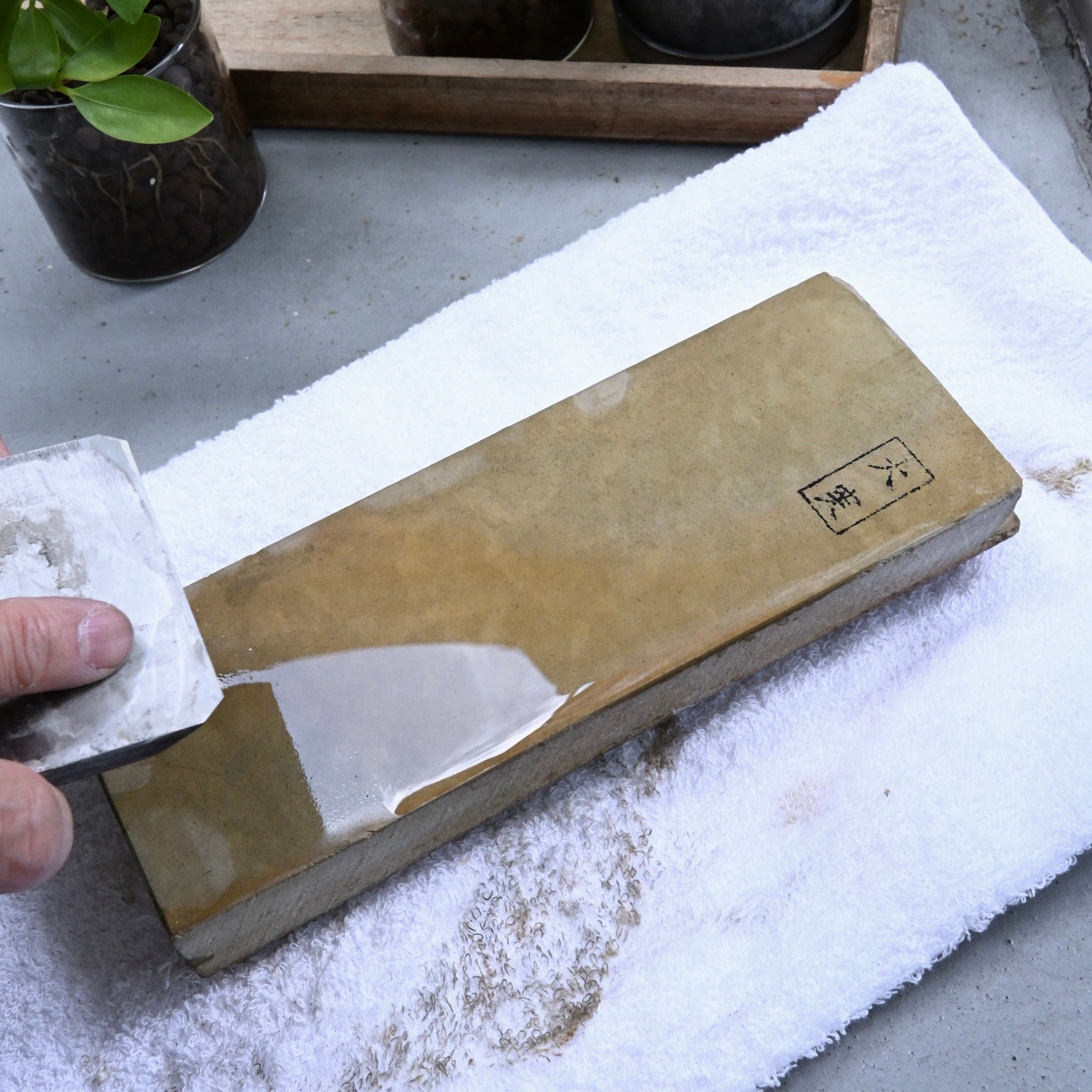 #T28 Otsuku Japanese Natural Finishing Stones      大突 天然仕上げ砥石