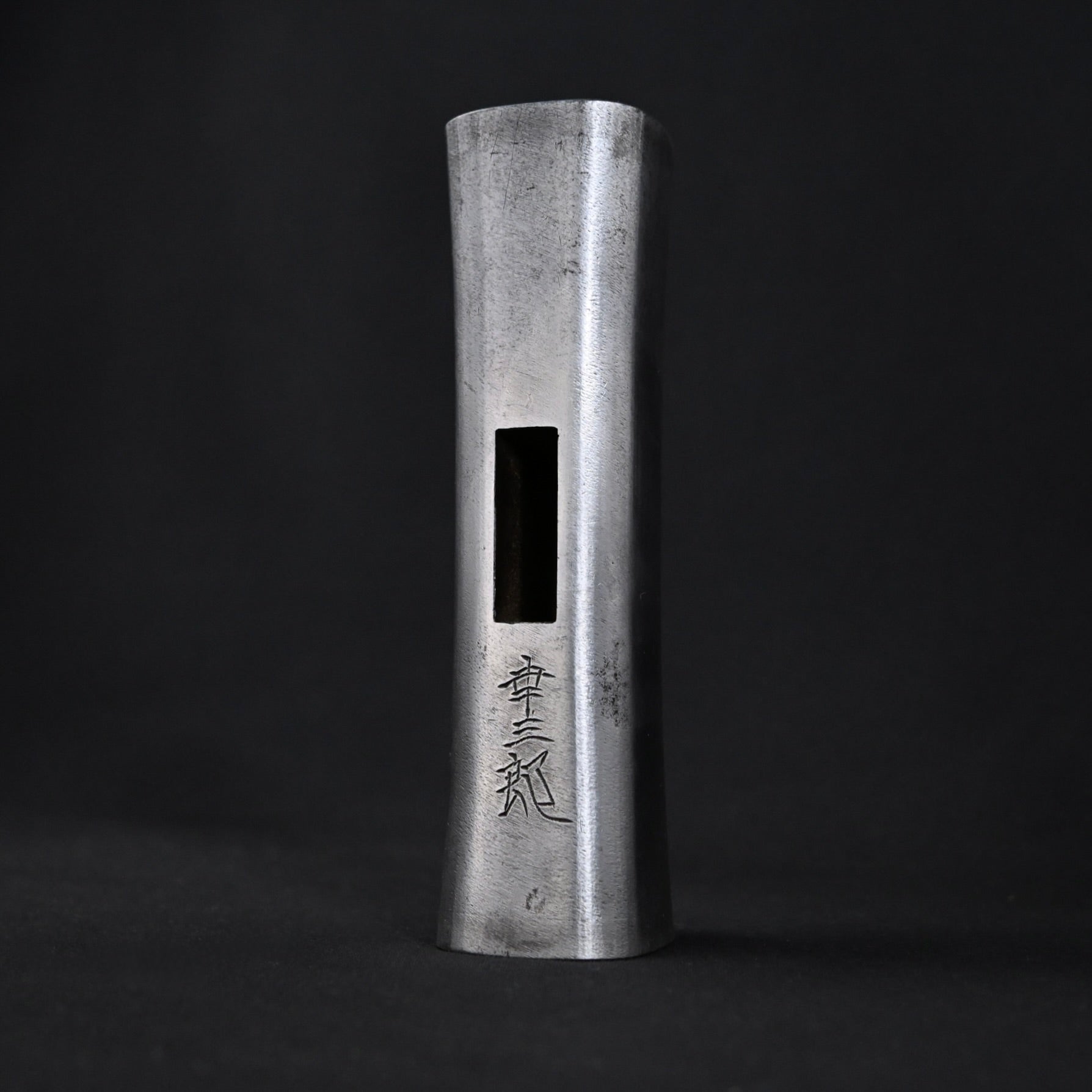Kouzaburou Pasting steel Square Hammers File Finish 980g   掘出し物 長谷川幸三郎氏 四角玄翁 鑢仕上