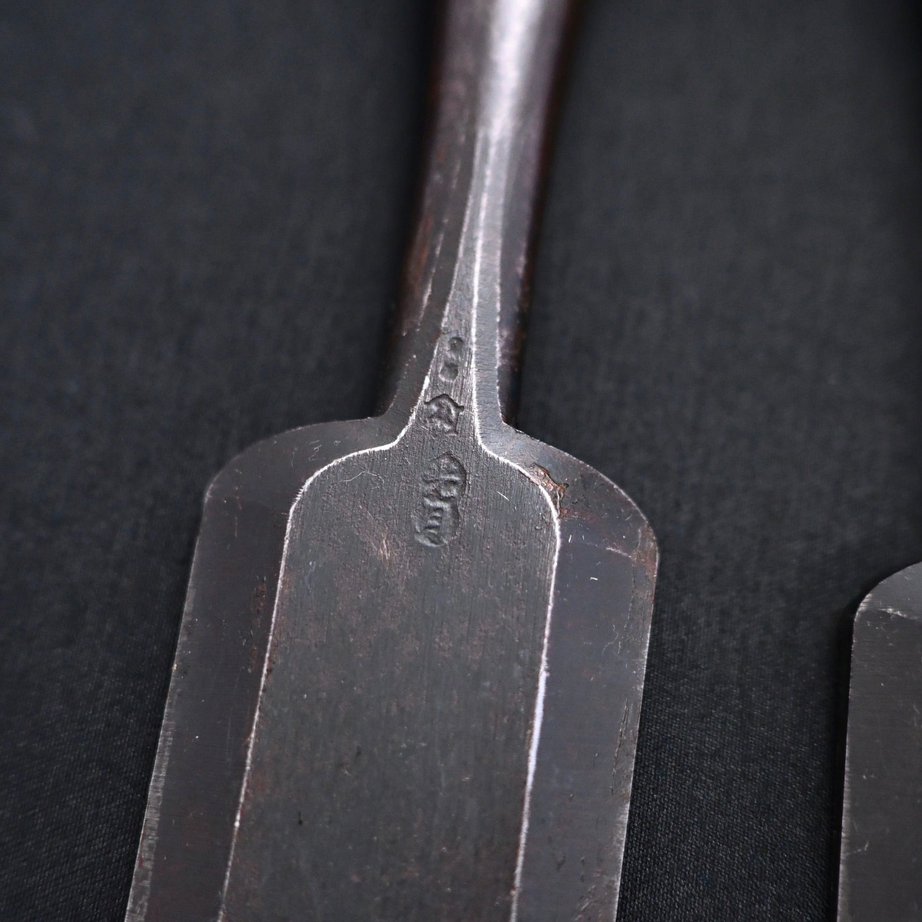 Used Mitsuki Bench chisels set by Yamazaki Nobutsugu  中古品 光月 山崎信次作 追入5本組鑿