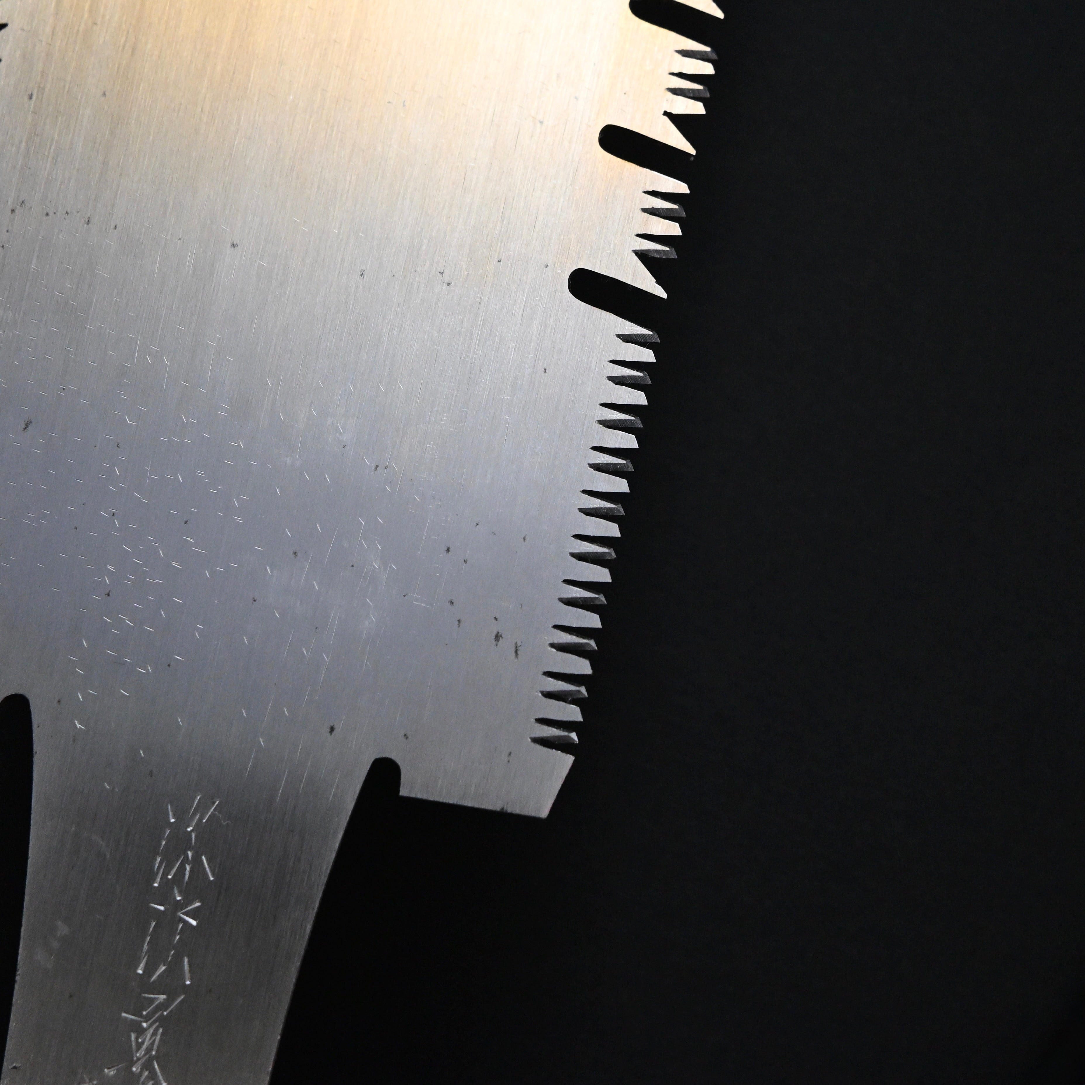 #237  Nagakatsu Double Edge Saw Eddy Type Handles set by Kurashige For Hard Wood 長勝鋸 渦巻き柄 両刃鋸 300mm