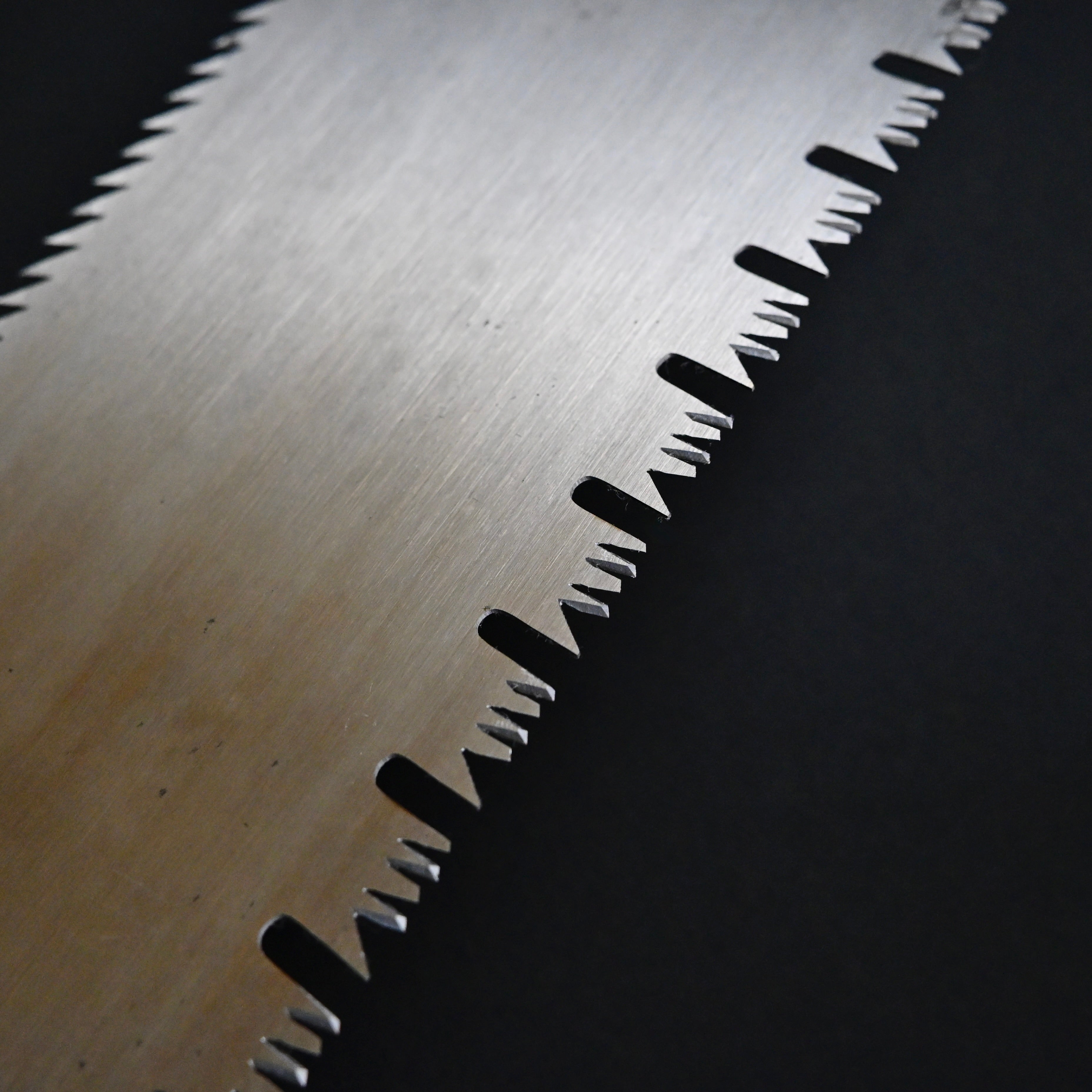 #237  Nagakatsu Double Edge Saw Eddy Type Handles set by Kurashige For Hard Wood 長勝鋸 渦巻き柄 両刃鋸 300mm