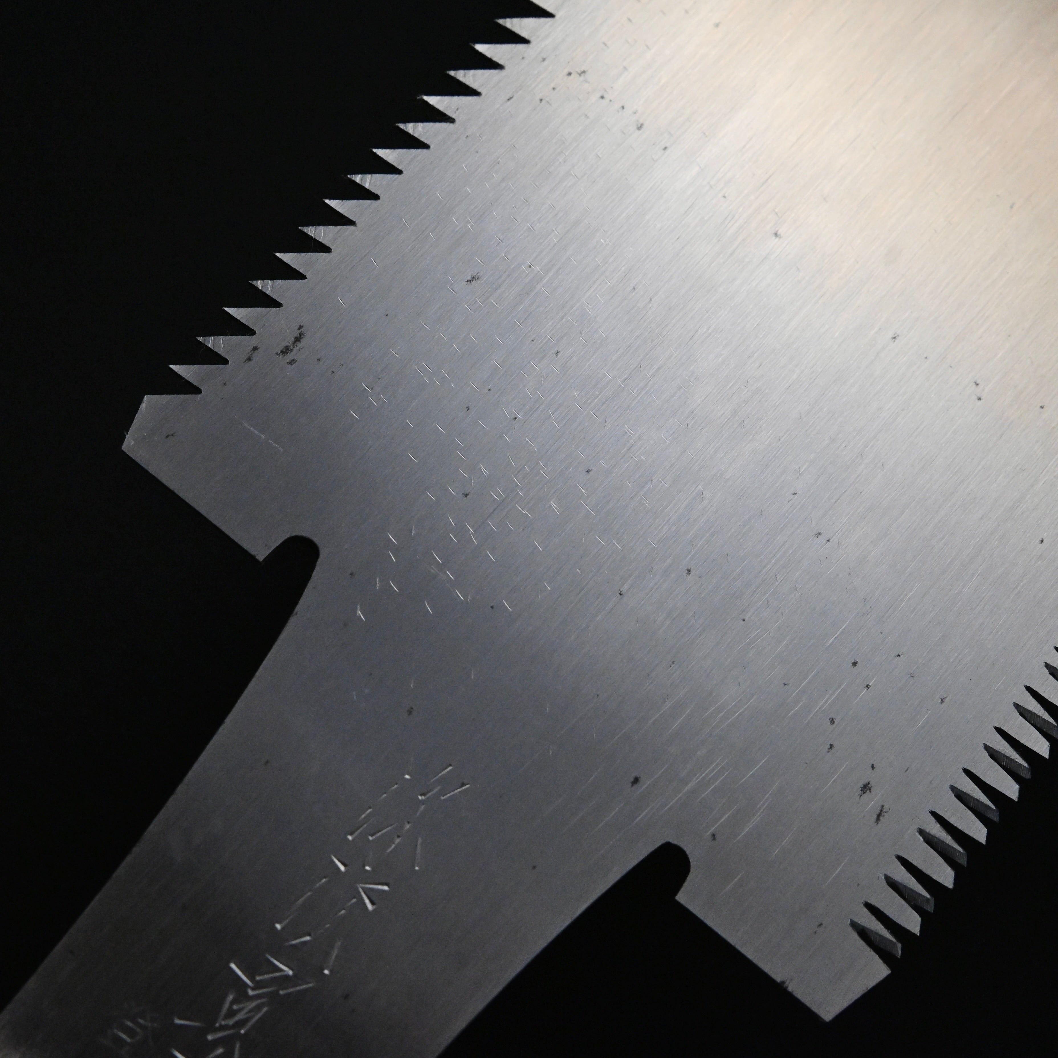 #237  Nagakatsu Double Edge Saw Eddy Type Handles set by Kurashige For Hard Wood 長勝鋸 渦巻き柄 両刃鋸 300mm