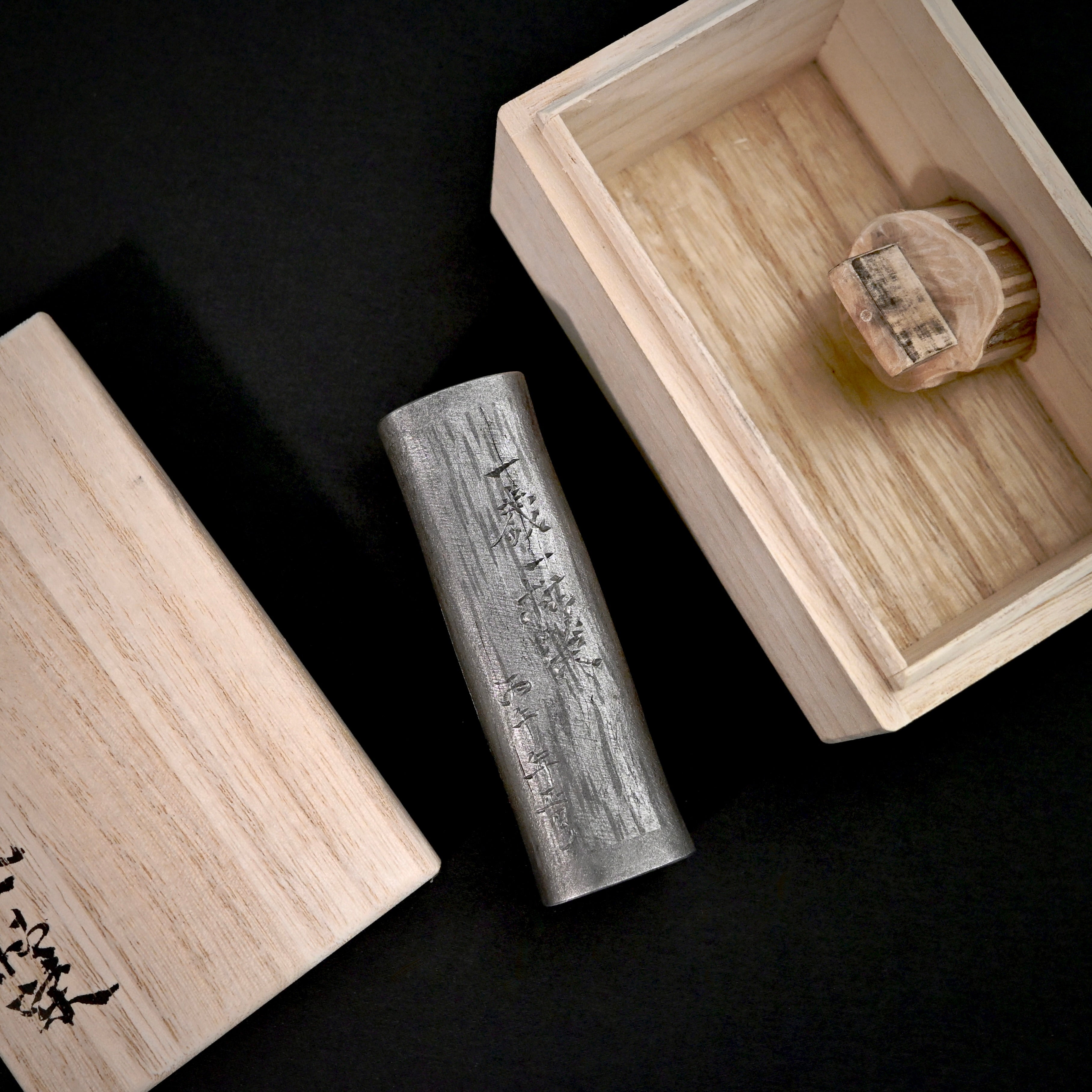 Sozen Square Hammers Damascus finish 素全 四角玄翁 ダマスカス鋼 一歳一枯榮