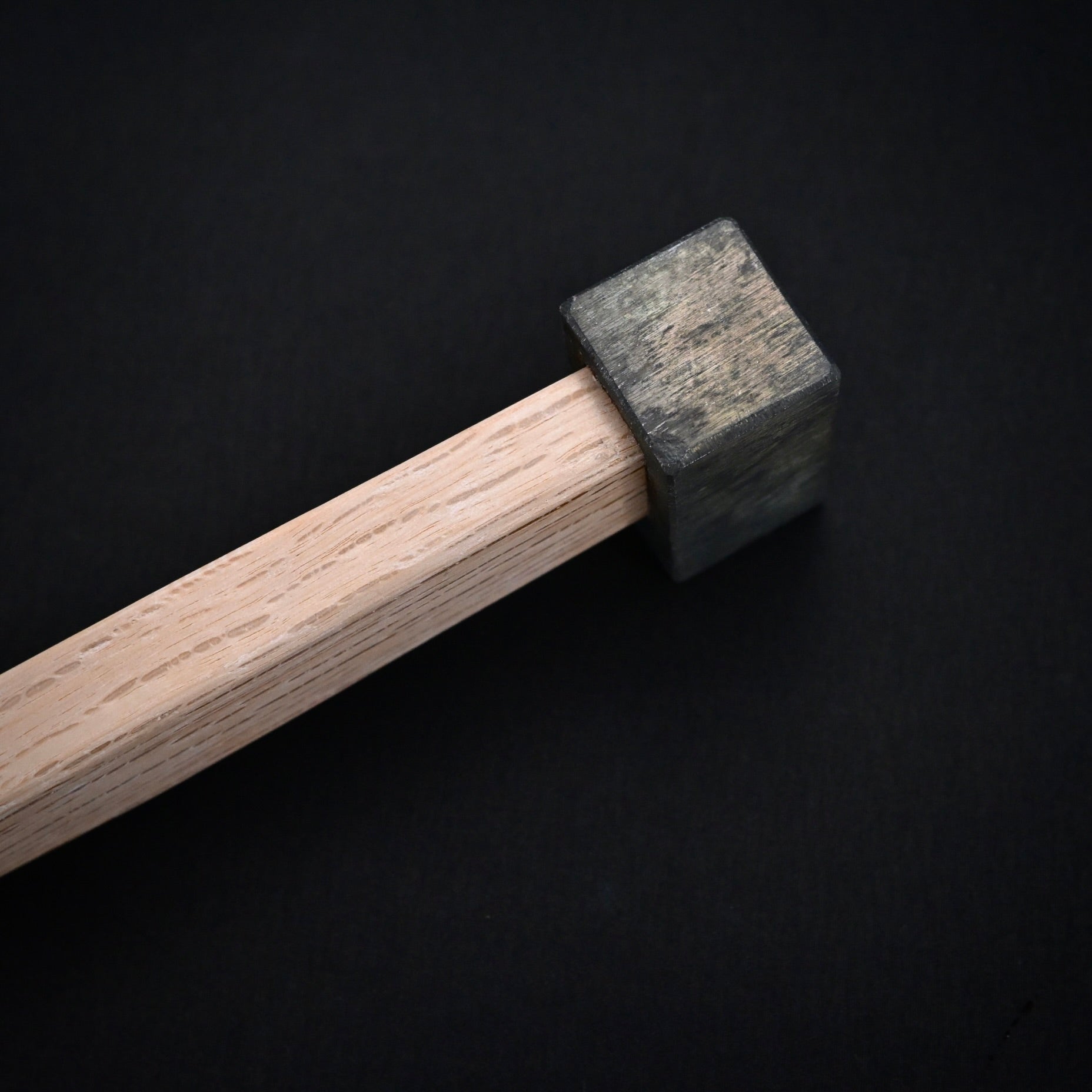 別注 正行 杮葺き屋根鉄槌 黒打  Masatsura custom made Yane Hammers with handle Black Finish