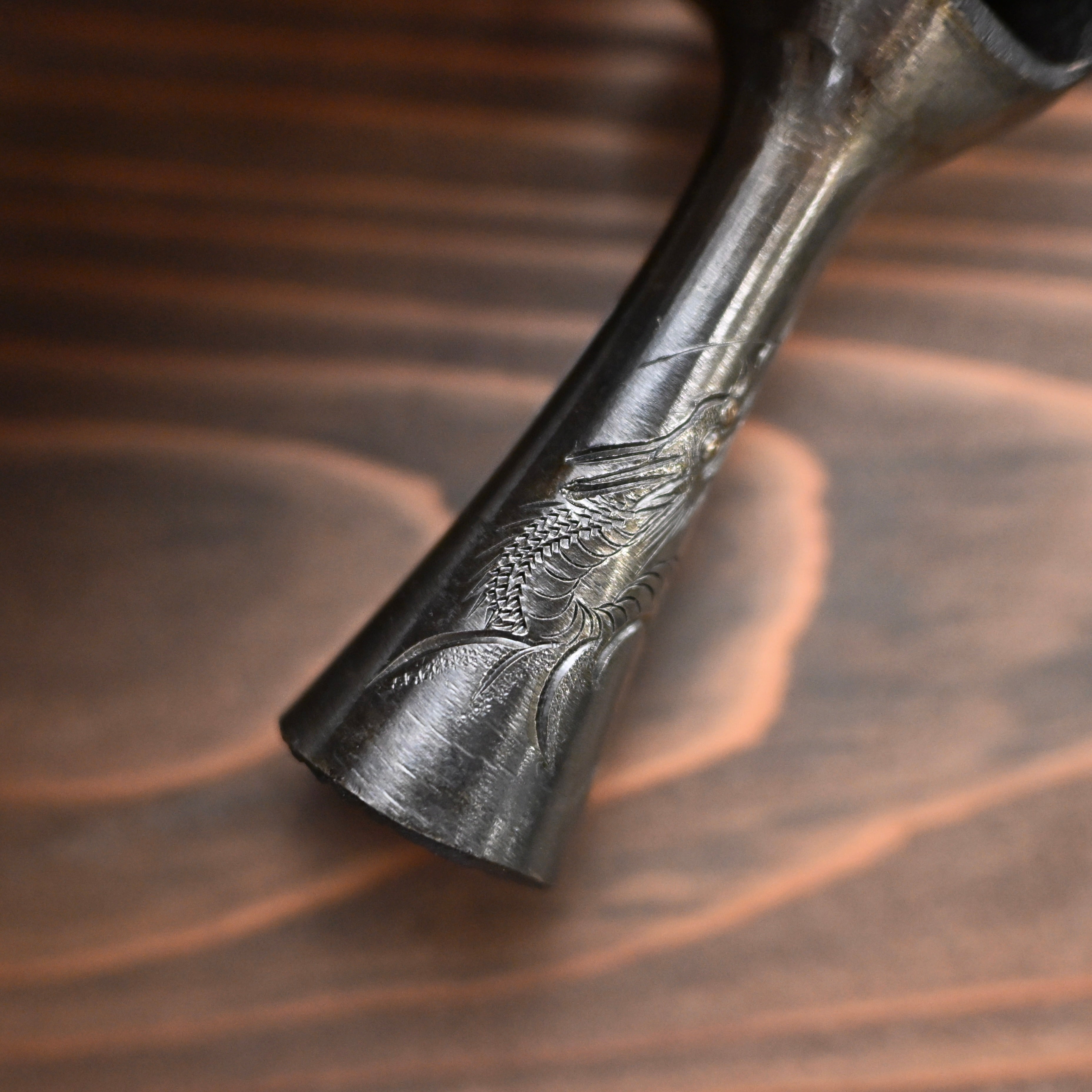 Old stock Kakui Kariwaku Hammers Engraved  掘出し物 カクイ 仮枠槌 小首長 彫入