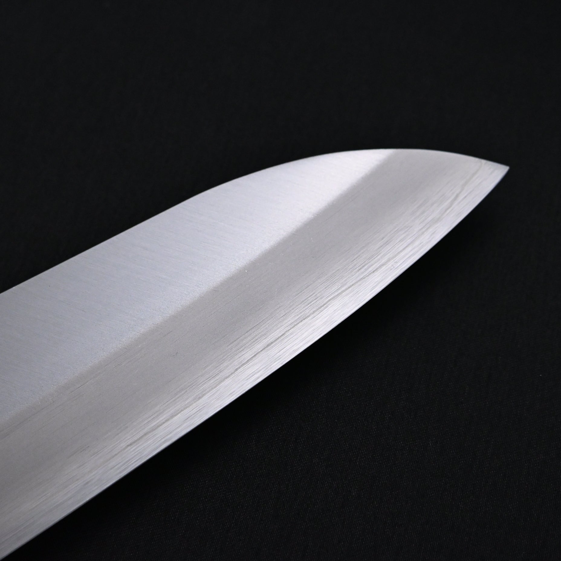 Kanemoto Santoku kitchen knife Green Handle  兼元 三徳包丁 DPゴールド 170mm 緑合板柄