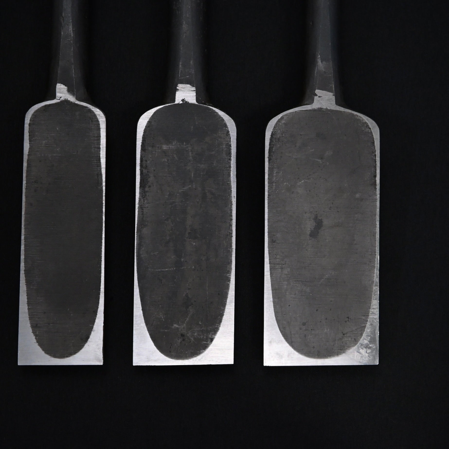 国明 首長穴屋鑿(入母屋) 7寸丈    Kuniaki Long type Slick Chisels