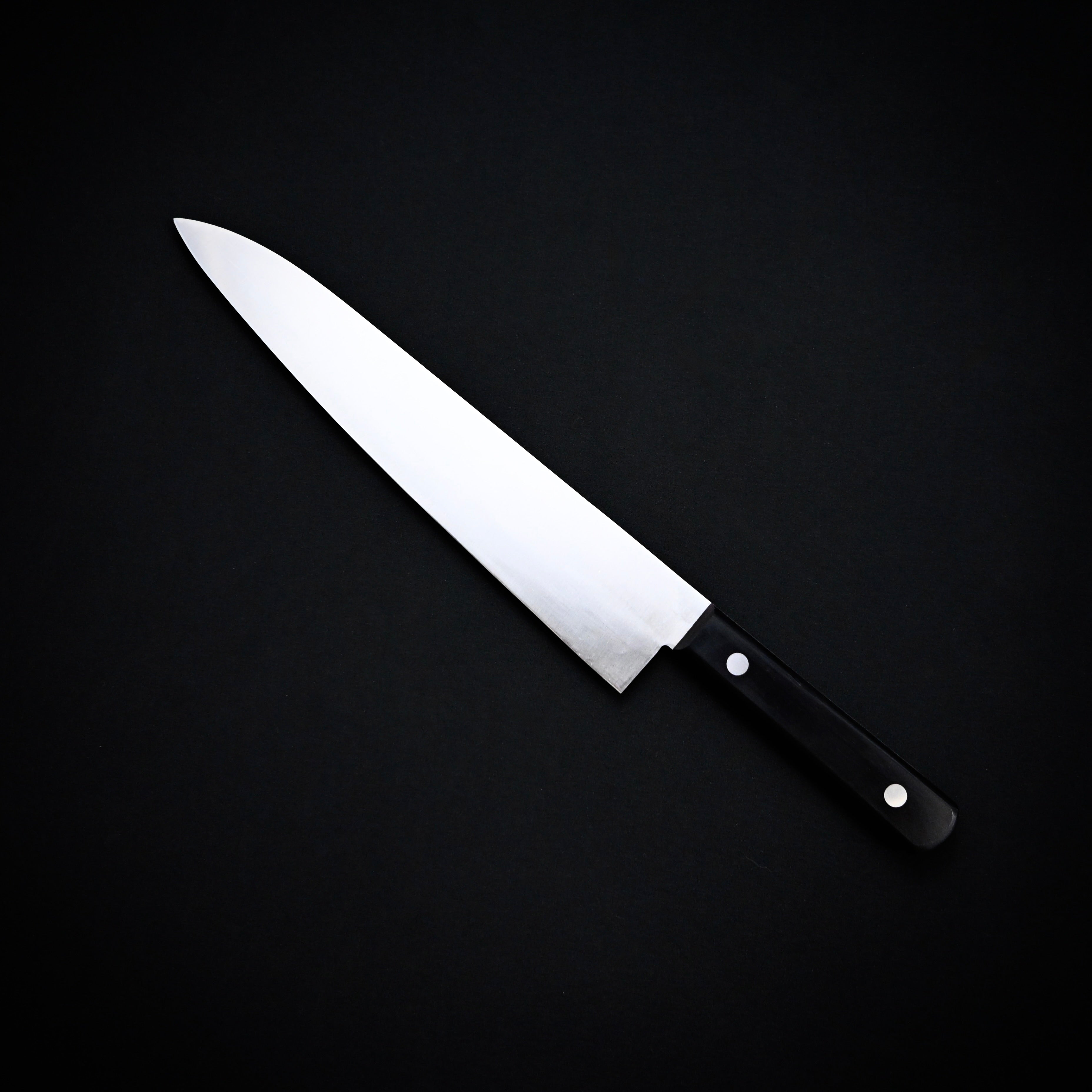 源助久 炭素鋼 つばなし 牛刀 240mm Minamoto Sukehisa Carbon Steel