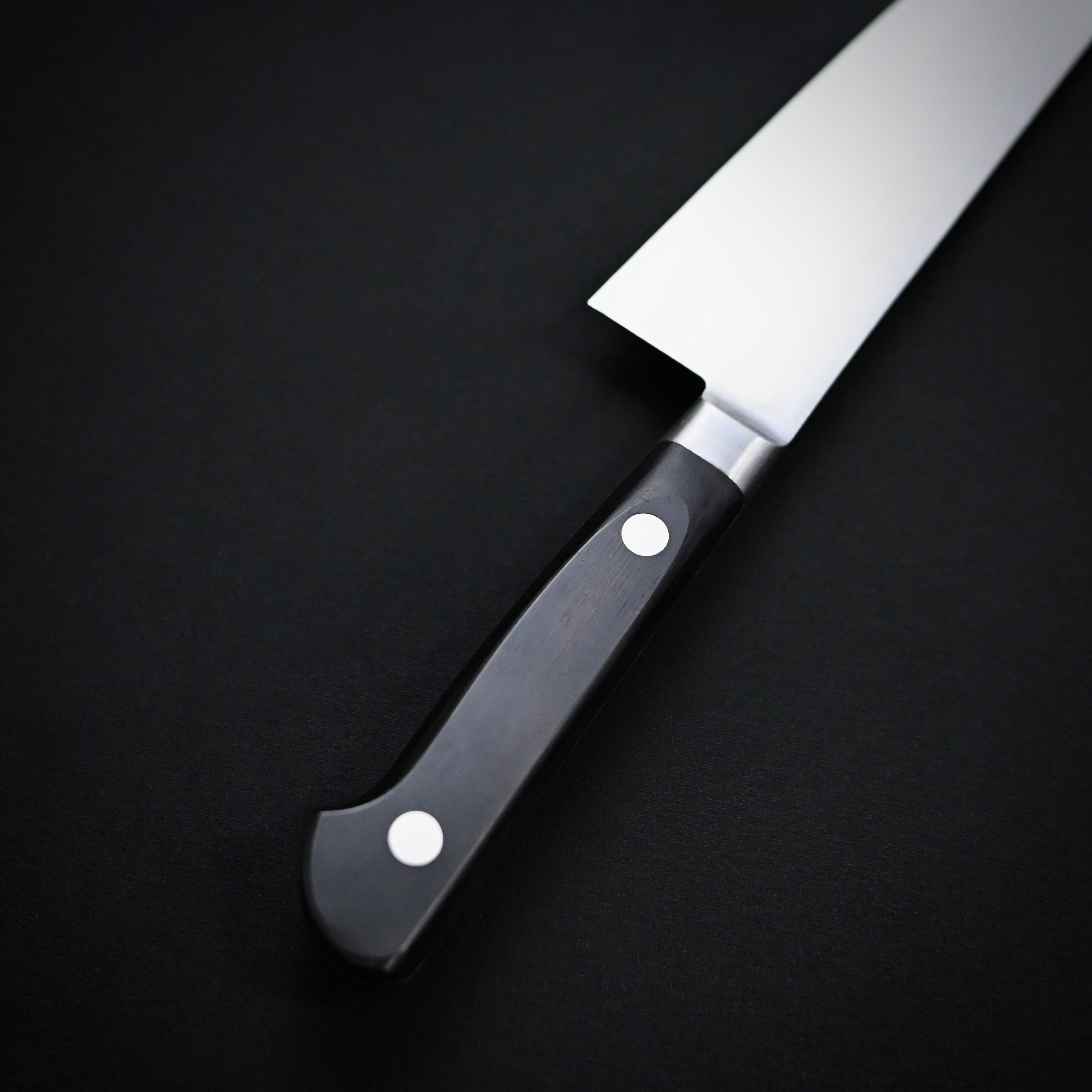 源助久 日本鋼 つば付 牛刀 210mm Minamoto Sukehisa Japanese Steel