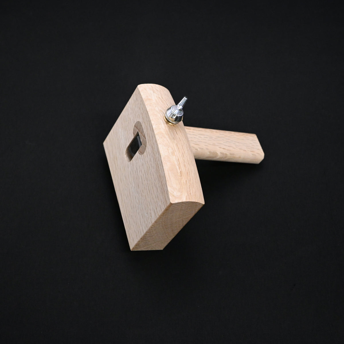 優美堂 鎌毛引幅広 小    Yubido Marking gauge wide body with two scribing rods Small Type