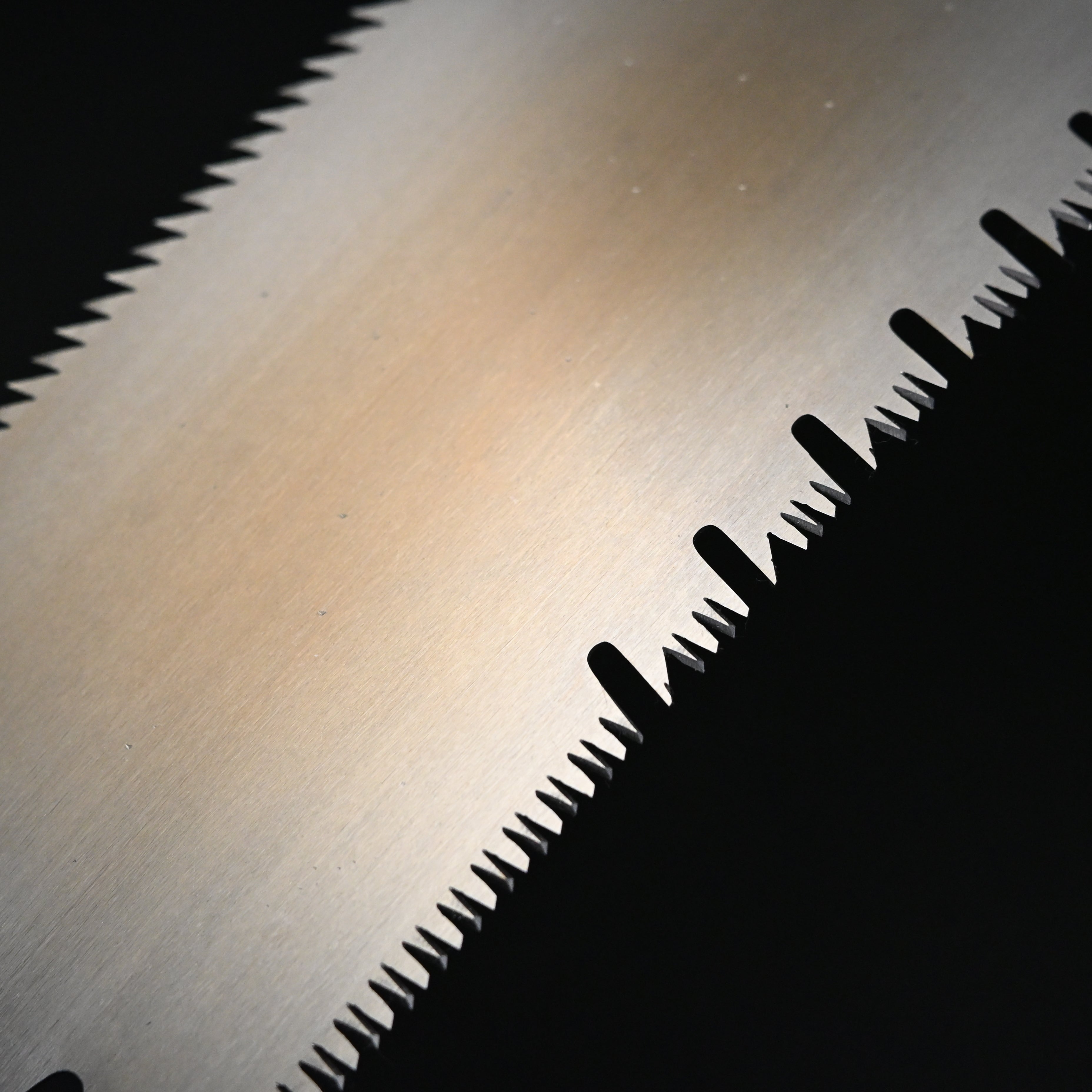 #243  Nagakatsu Double Edge Saw Eddy Type Handles set by Kurashige For Hard Wood 長勝鋸 渦巻き柄 両刃鋸 275mm 広葉用