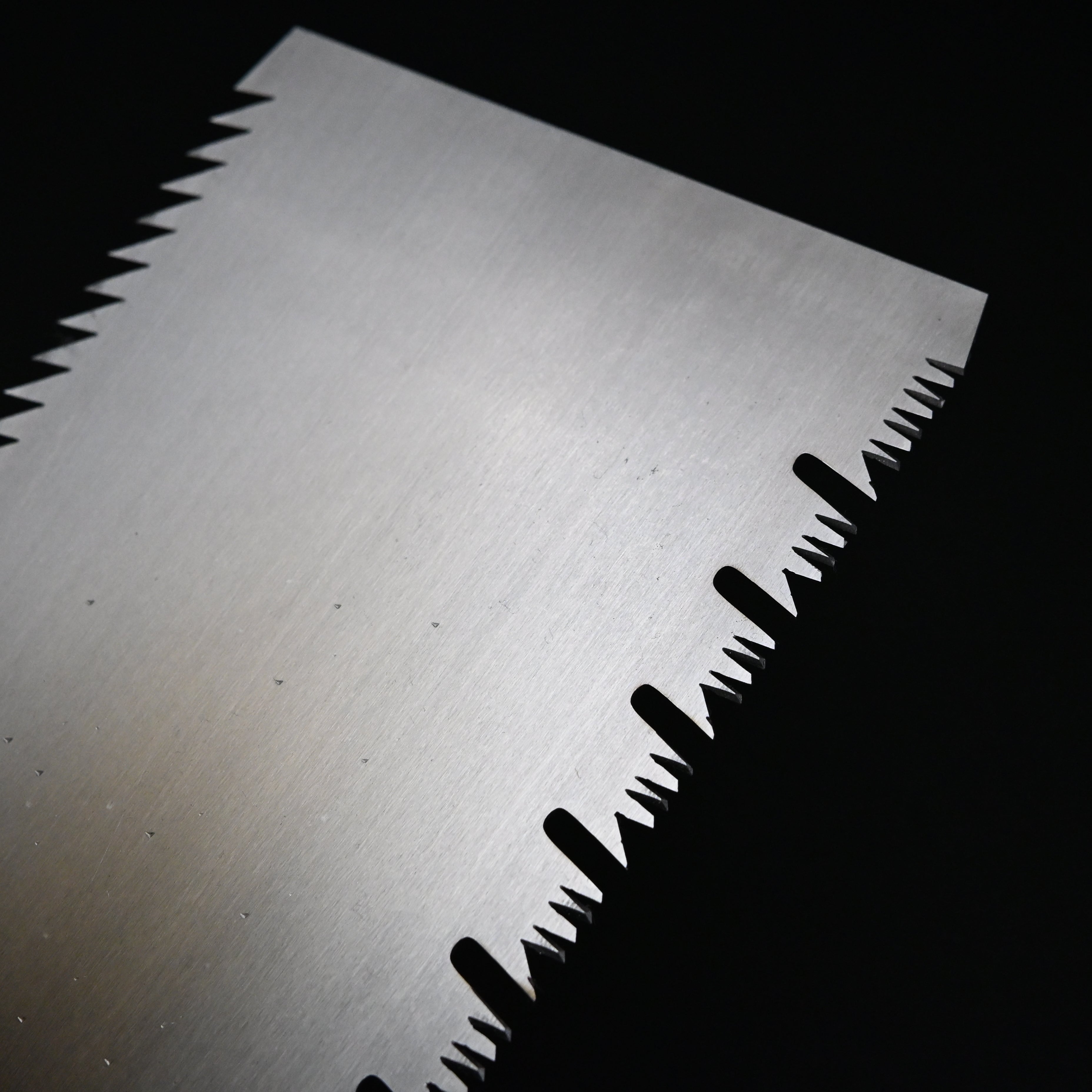 #243  Nagakatsu Double Edge Saw Eddy Type Handles set by Kurashige For Hard Wood 長勝鋸 渦巻き柄 両刃鋸 275mm 広葉用