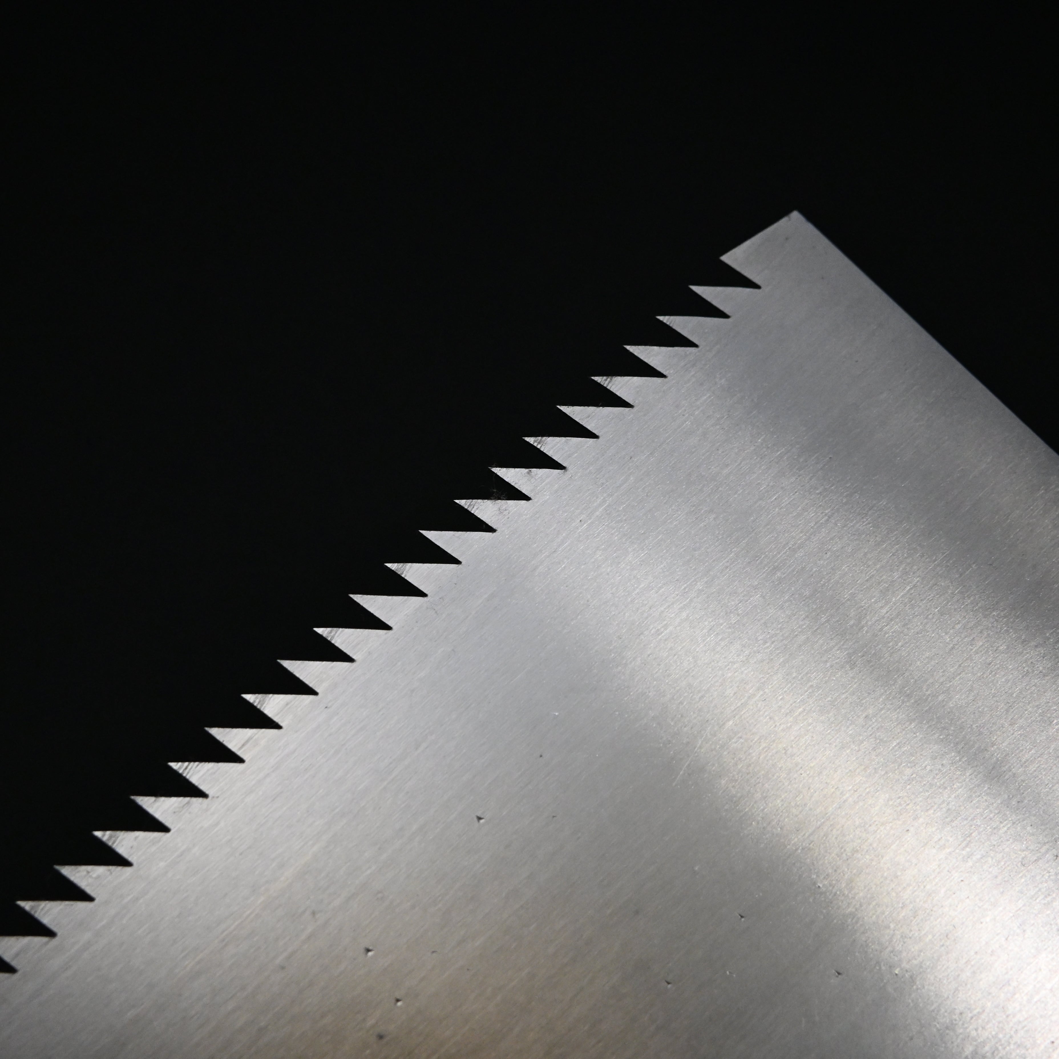 #243  Nagakatsu Double Edge Saw Eddy Type Handles set by Kurashige For Hard Wood 長勝鋸 渦巻き柄 両刃鋸 275mm 広葉用