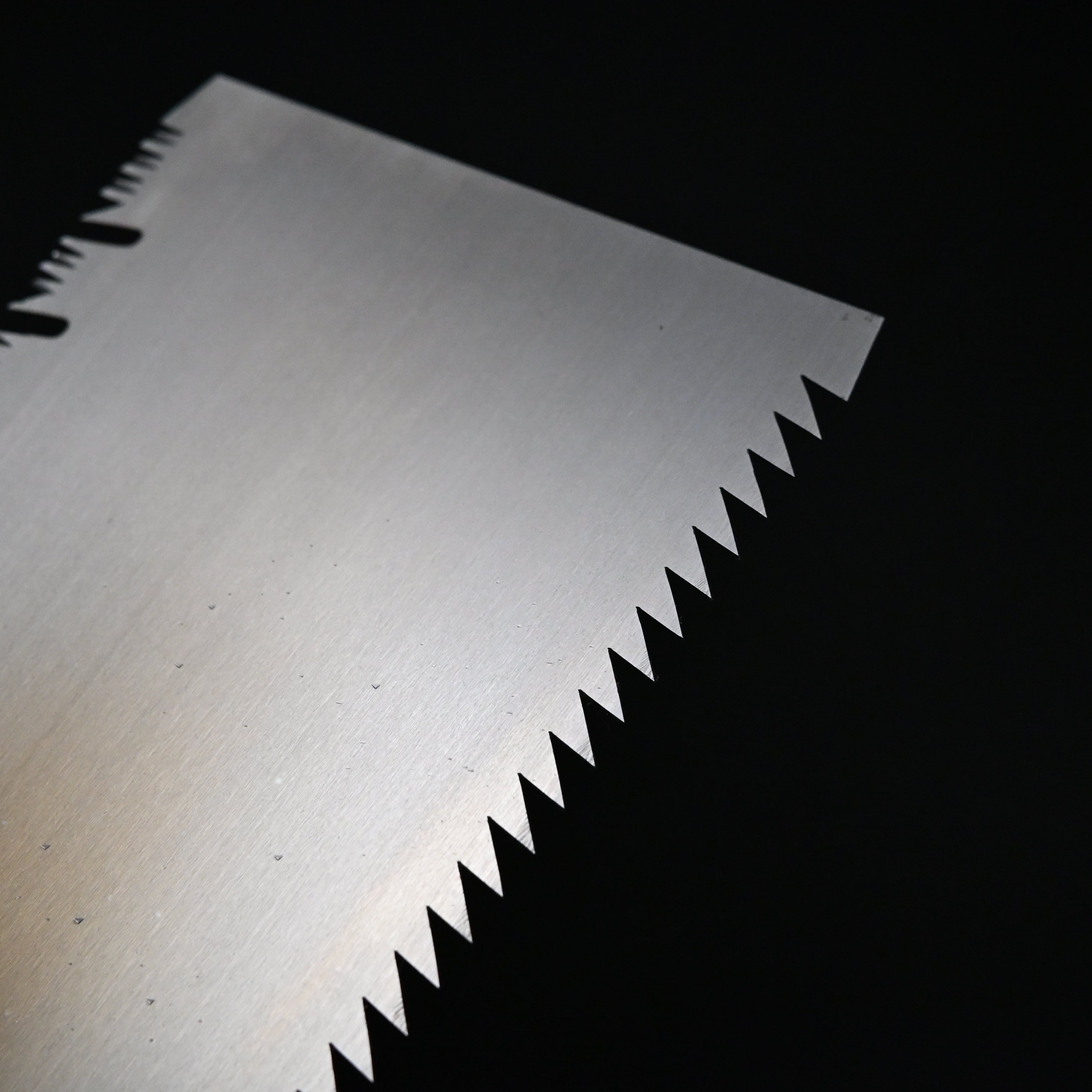 #243  Nagakatsu Double Edge Saw Eddy Type Handles set by Kurashige For Hard Wood 長勝鋸 渦巻き柄 両刃鋸 275mm 広葉用