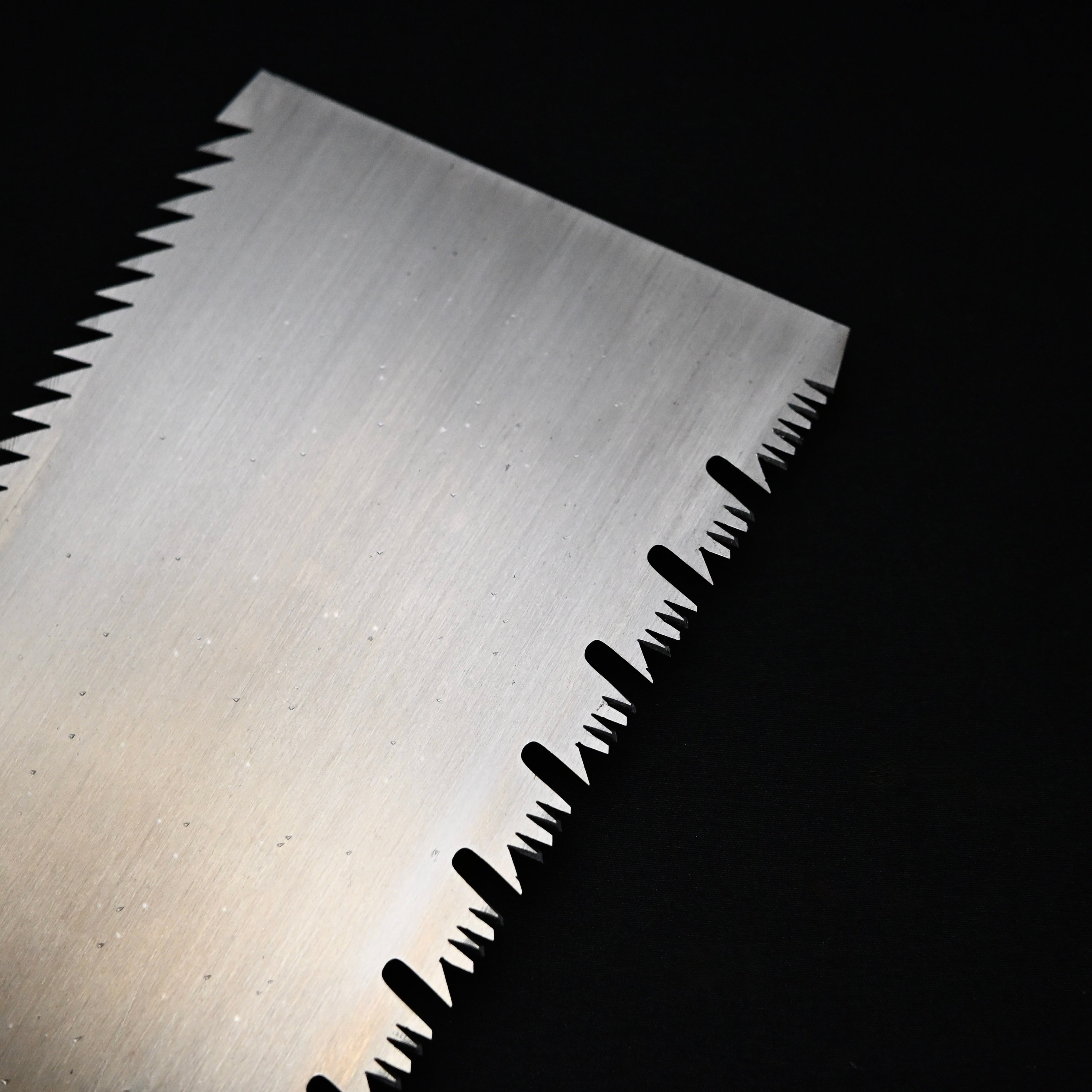 #244  Nagakatsu Double Edge Saw Eddy Type Handles set by Kurashige For Hard Wood 長勝鋸 渦巻き柄 両刃鋸 275mm 広葉用