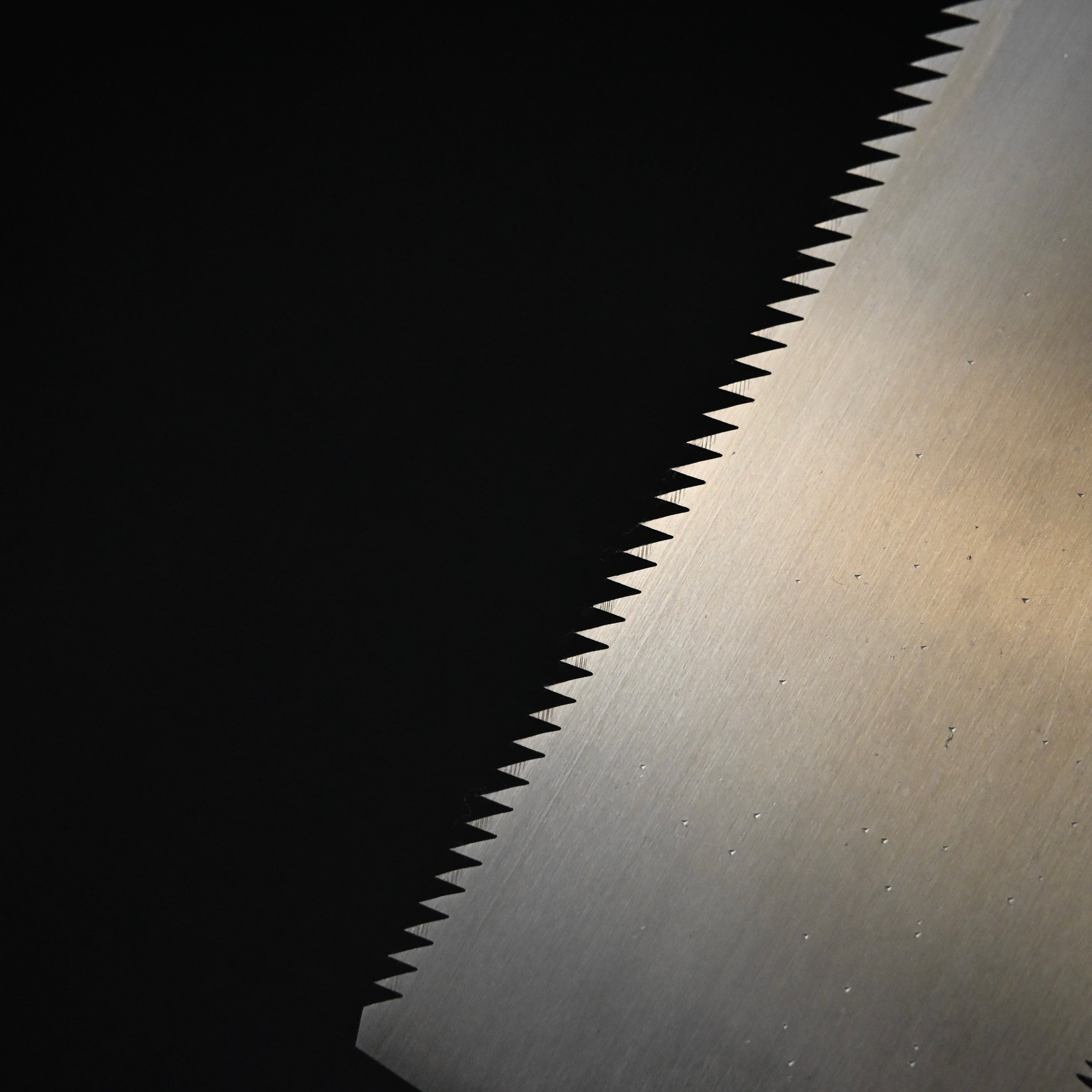 #244  Nagakatsu Double Edge Saw Eddy Type Handles set by Kurashige For Hard Wood 長勝鋸 渦巻き柄 両刃鋸 275mm 広葉用