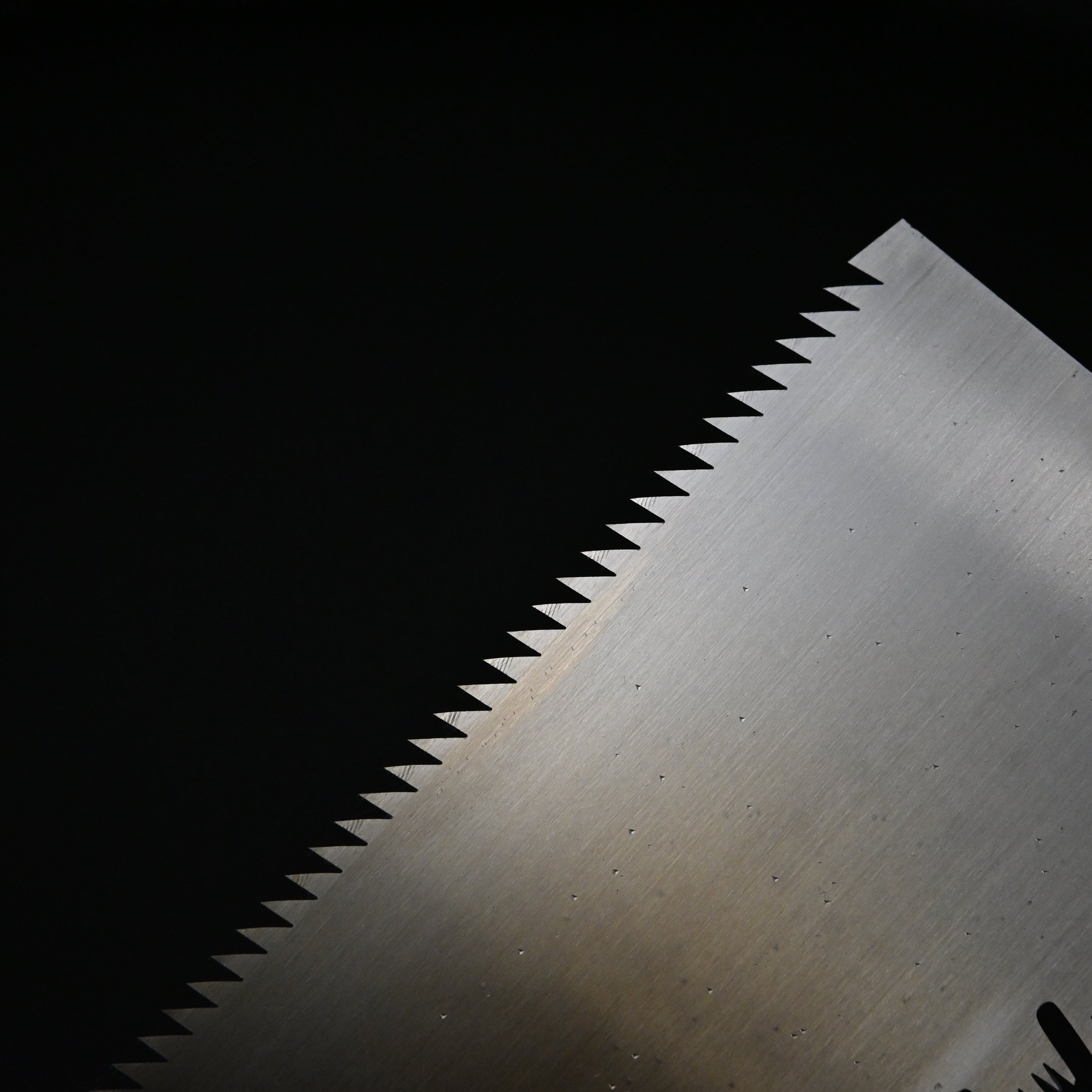 #244  Nagakatsu Double Edge Saw Eddy Type Handles set by Kurashige For Hard Wood 長勝鋸 渦巻き柄 両刃鋸 275mm 広葉用