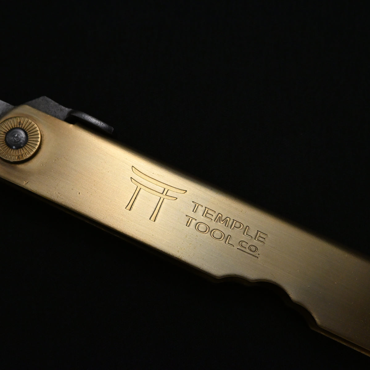 テンプル ツール 本割込 肥後守 切出しタイプ   Temple Tool Higonokami Kidashi knife