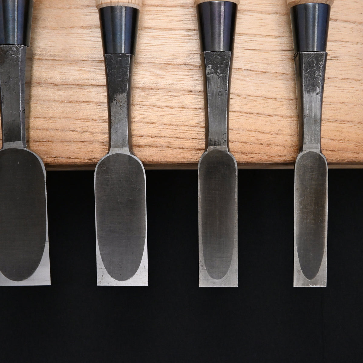 Rare Stock Ohara Bench chisels 5pc set       掘出し物 大原康彦 追入組鑿 5本組 Oirenomi