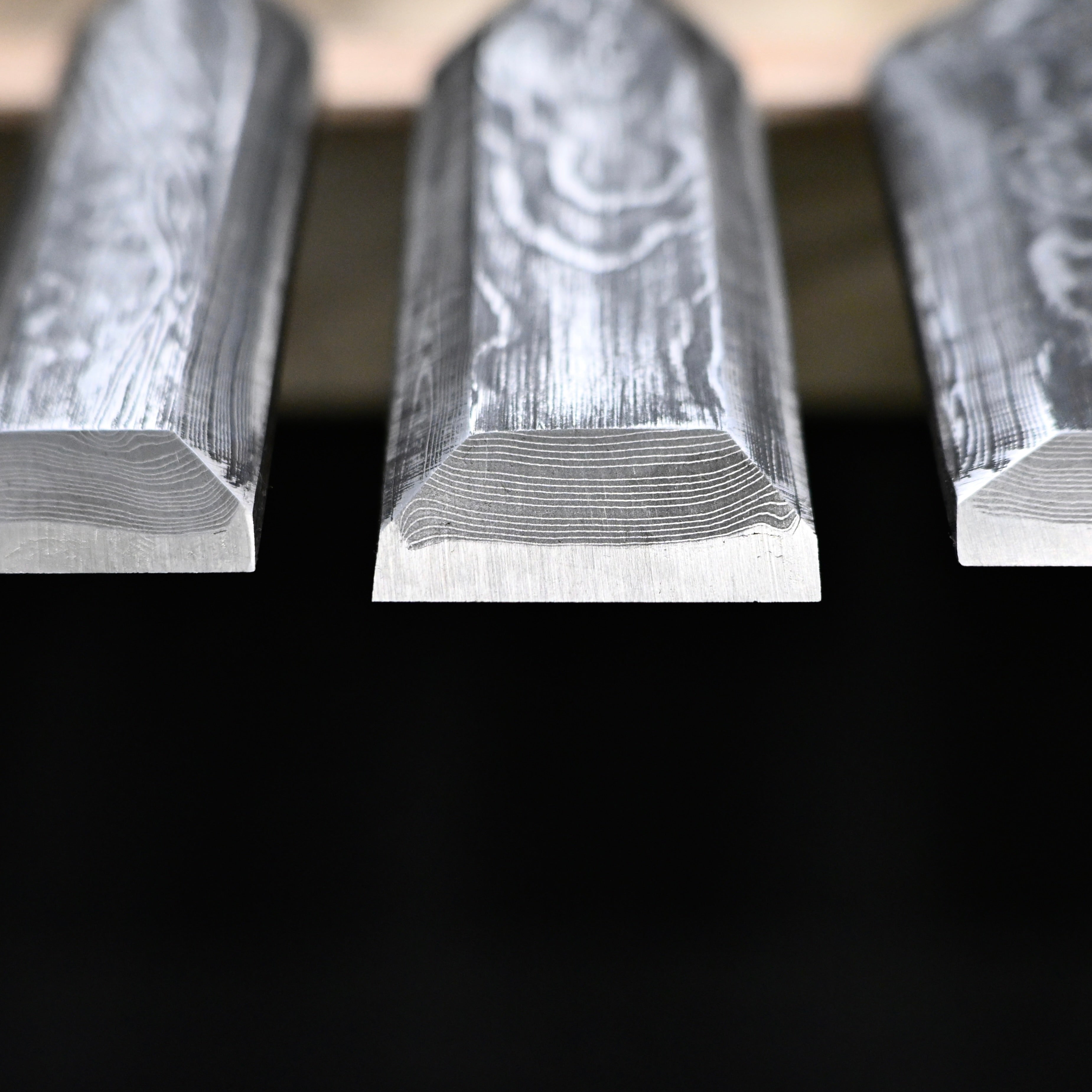 助正 墨流し 追入15本組鑿   Oirenomi   Sukemasa  Suminagashi Bench chisels set