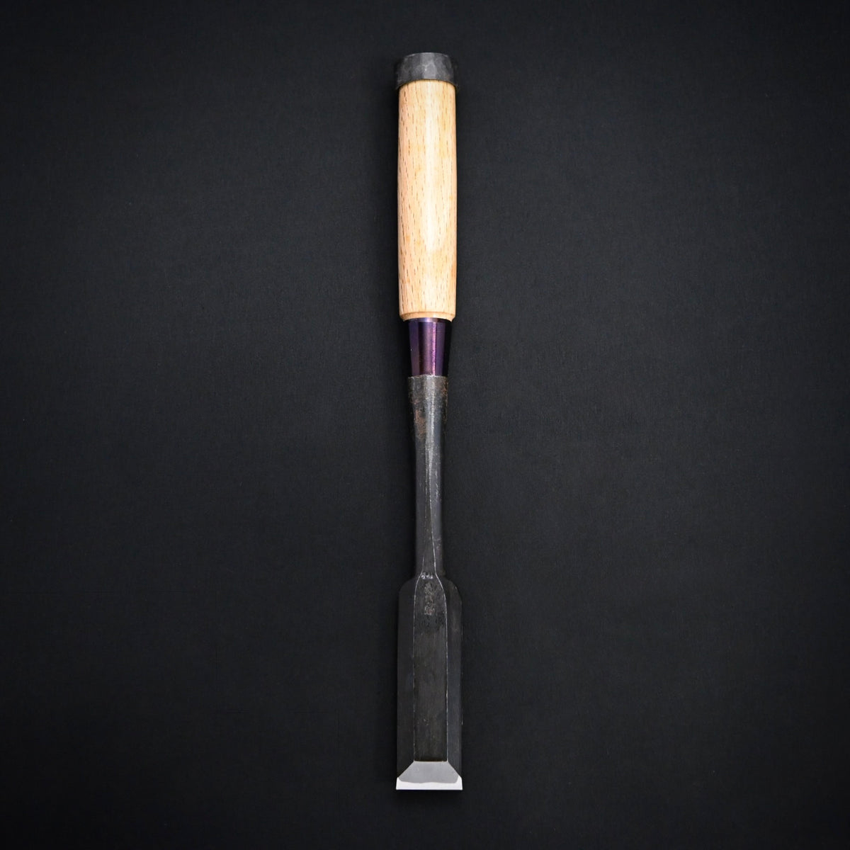 掘出し物  錦清水 叩き鑿 白樫柄 30cm    Rare Stock Nishiki Kiyomi Timber Chisels