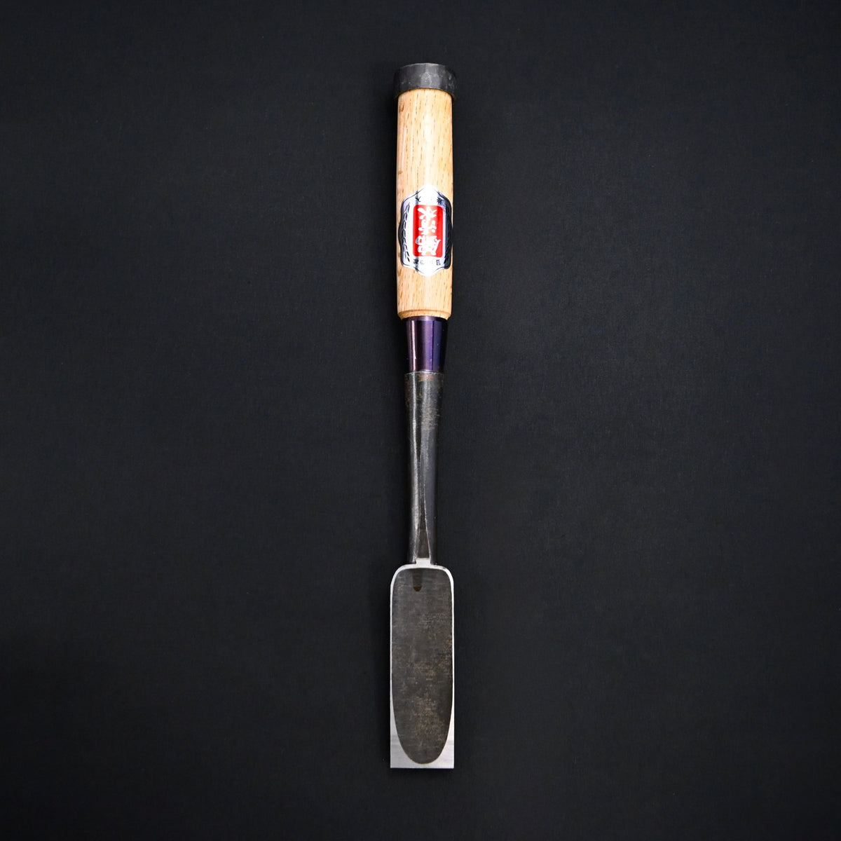 掘出し物  錦清水 叩き鑿 白樫柄 30cm    Rare Stock Nishiki Kiyomi Timber Chisels