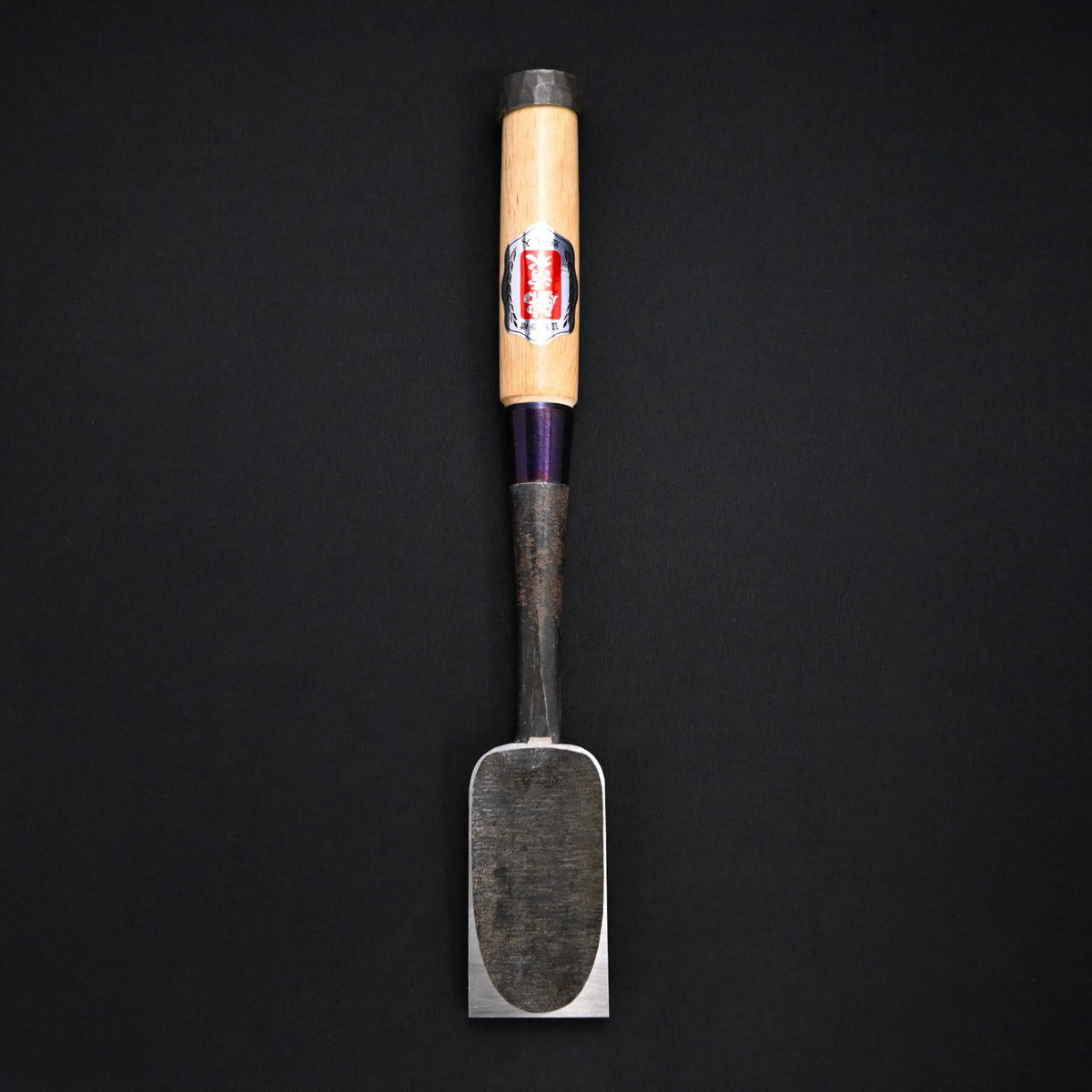 掘出し物  錦清水 叩き鑿 白樫柄 48cm    Rare Stock Nishiki Kiyomi Timber Chisels