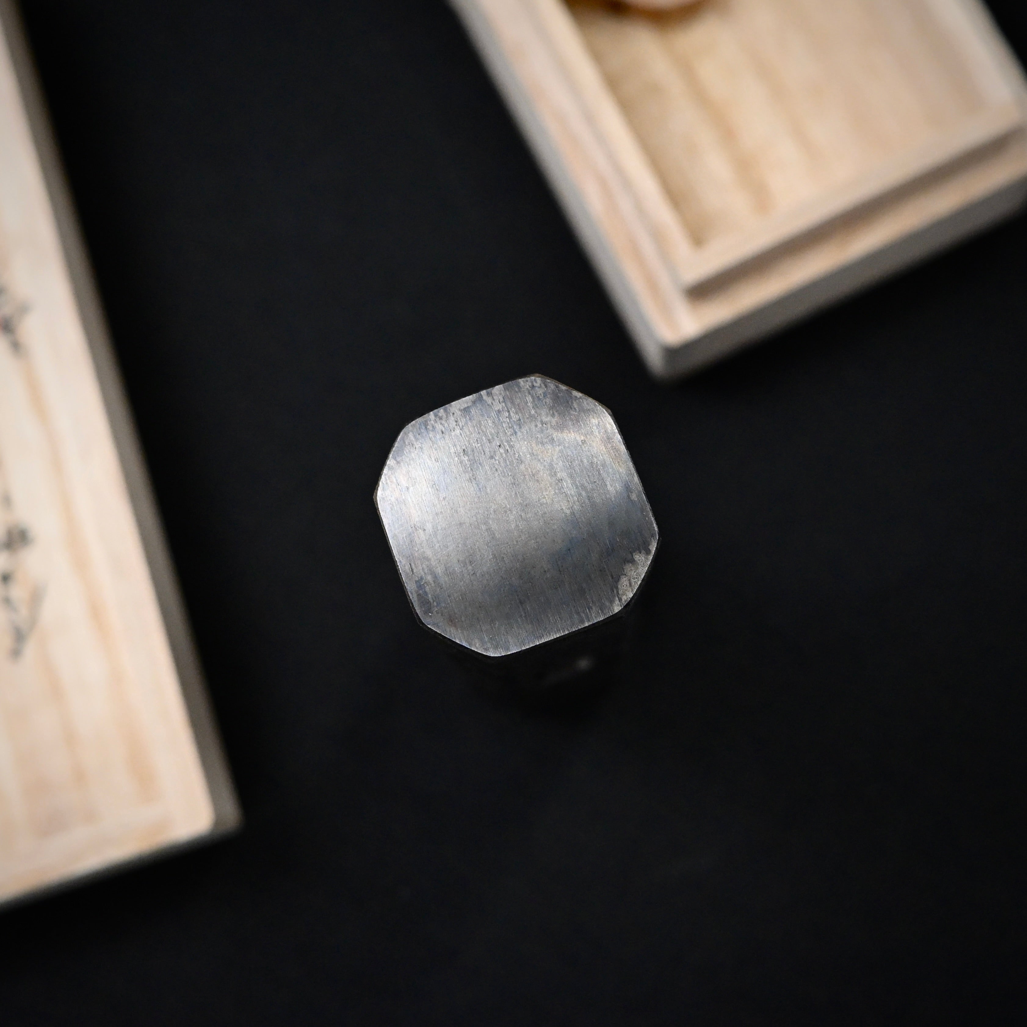 Sozen Octagon Hammers Hand made Pasting steel   素全 鋼付八角玄翁 渦巻き