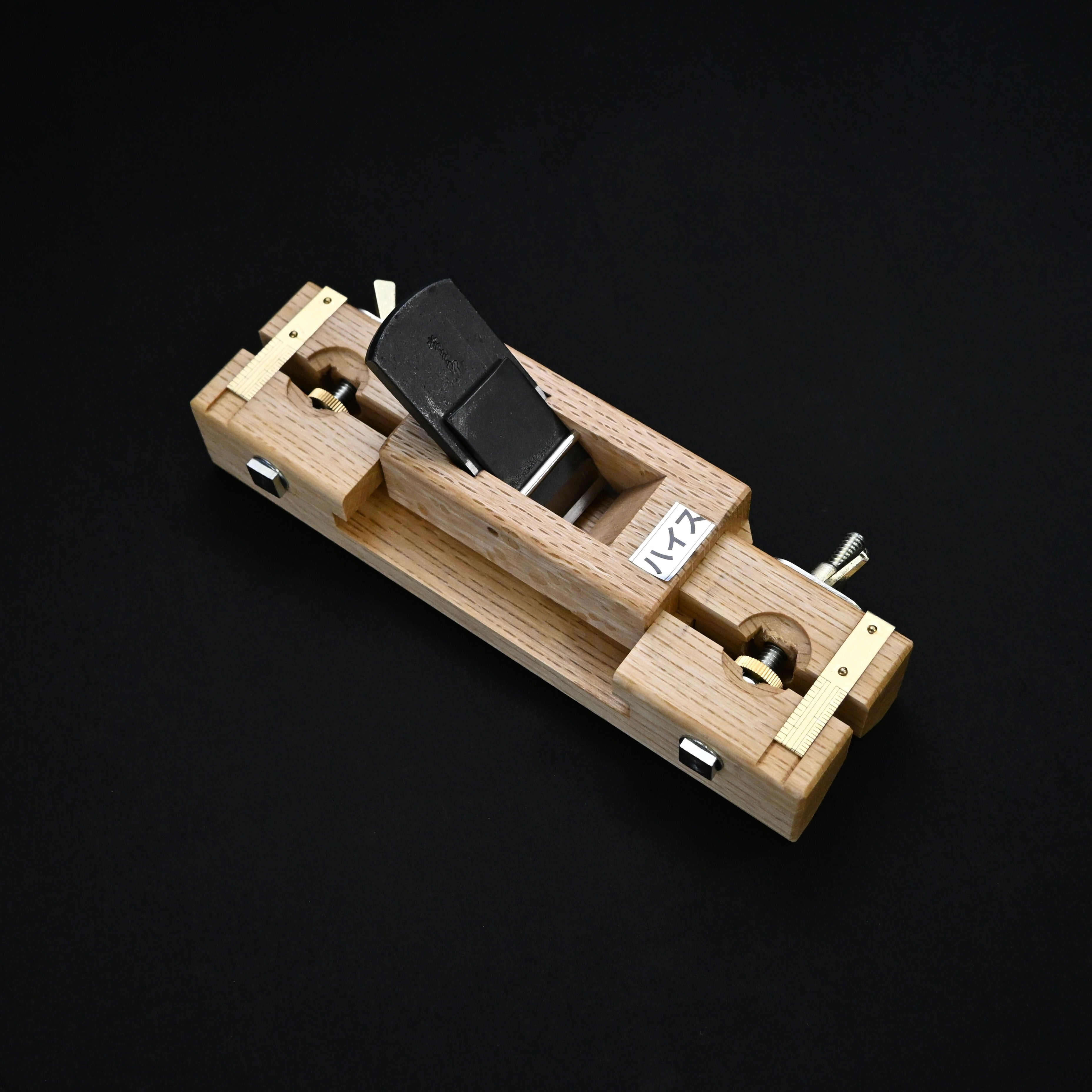 Tsunesaburo Chamfer Plane 45° with HS steel    常三郎作 自由角面取鉋 ハイス鋼 30mm