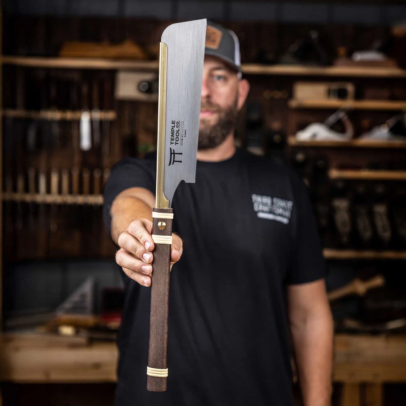 Temple Tool Japanese Dozuki Pull Saw Fine Rip-Cut 240mm   テンプルツール 導突鋸 縦挽 240mm