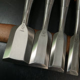 Old stock Sukemaru 4th High-Speed Steel Bench chisels set 掘出し物 四代助丸 ハイス鋼追入組鑿 Oirenomi 6本組